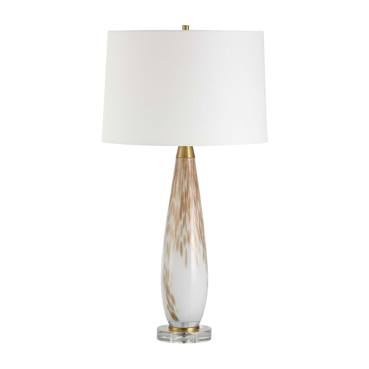 Gold Speckled Glass Table Lamp | Oroa.com