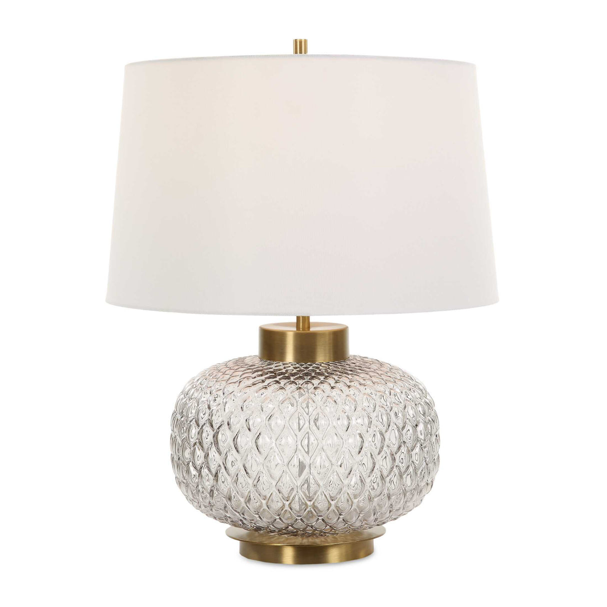 Lattice Embossed Glass Table Lamp | Oroa.com