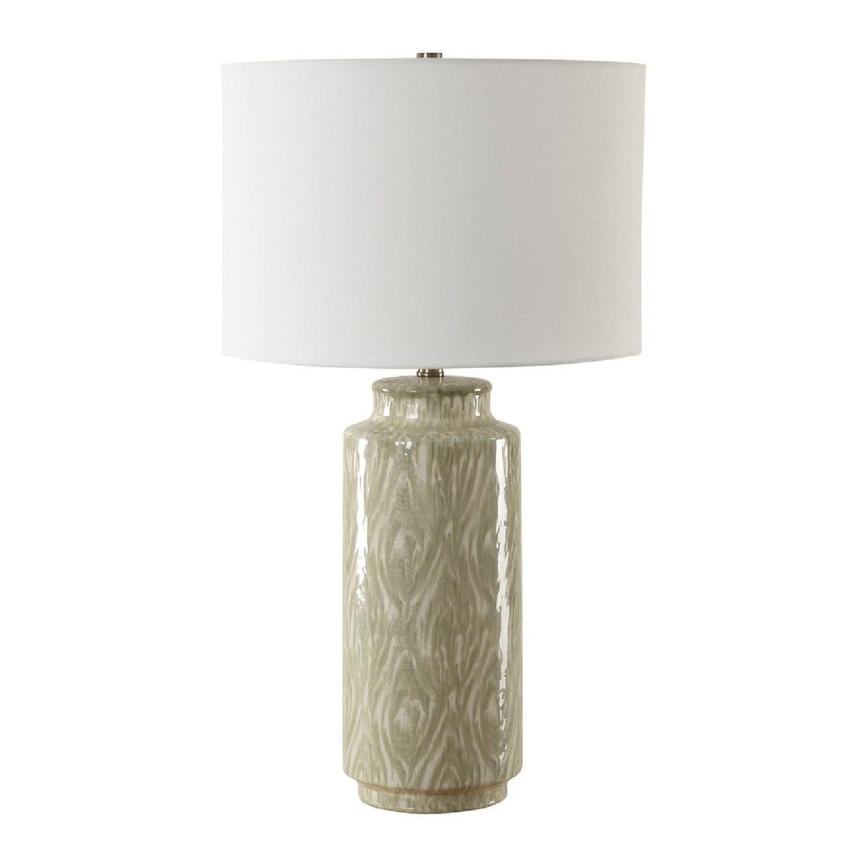 Modern European furniture - Patterned Cream Ceramic Table Lamp - www.oroa.com | Oroa.com