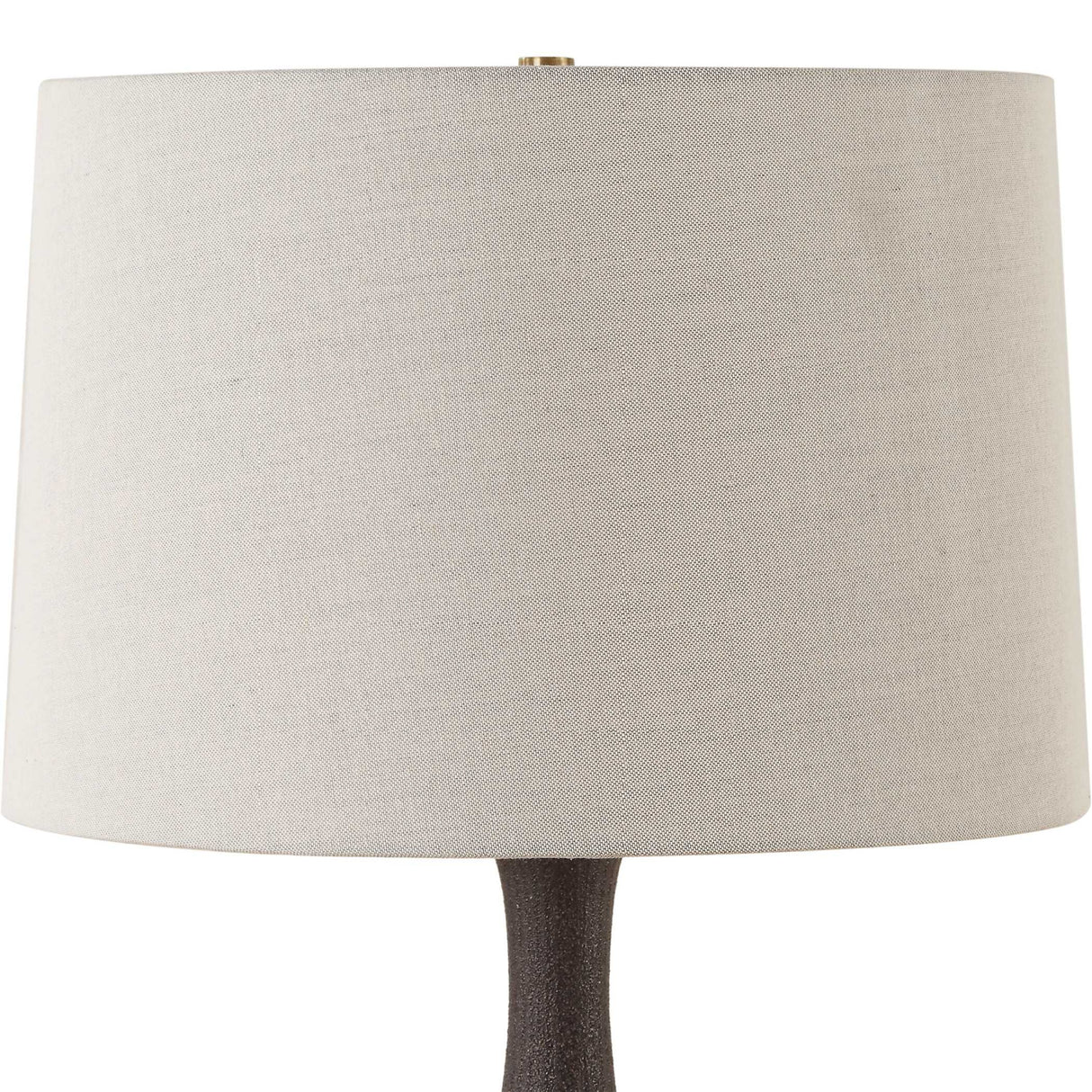 Modern European furniture - Ribbed Black Ceramic Table Lamp - www.oroa.com | Oroa.com
