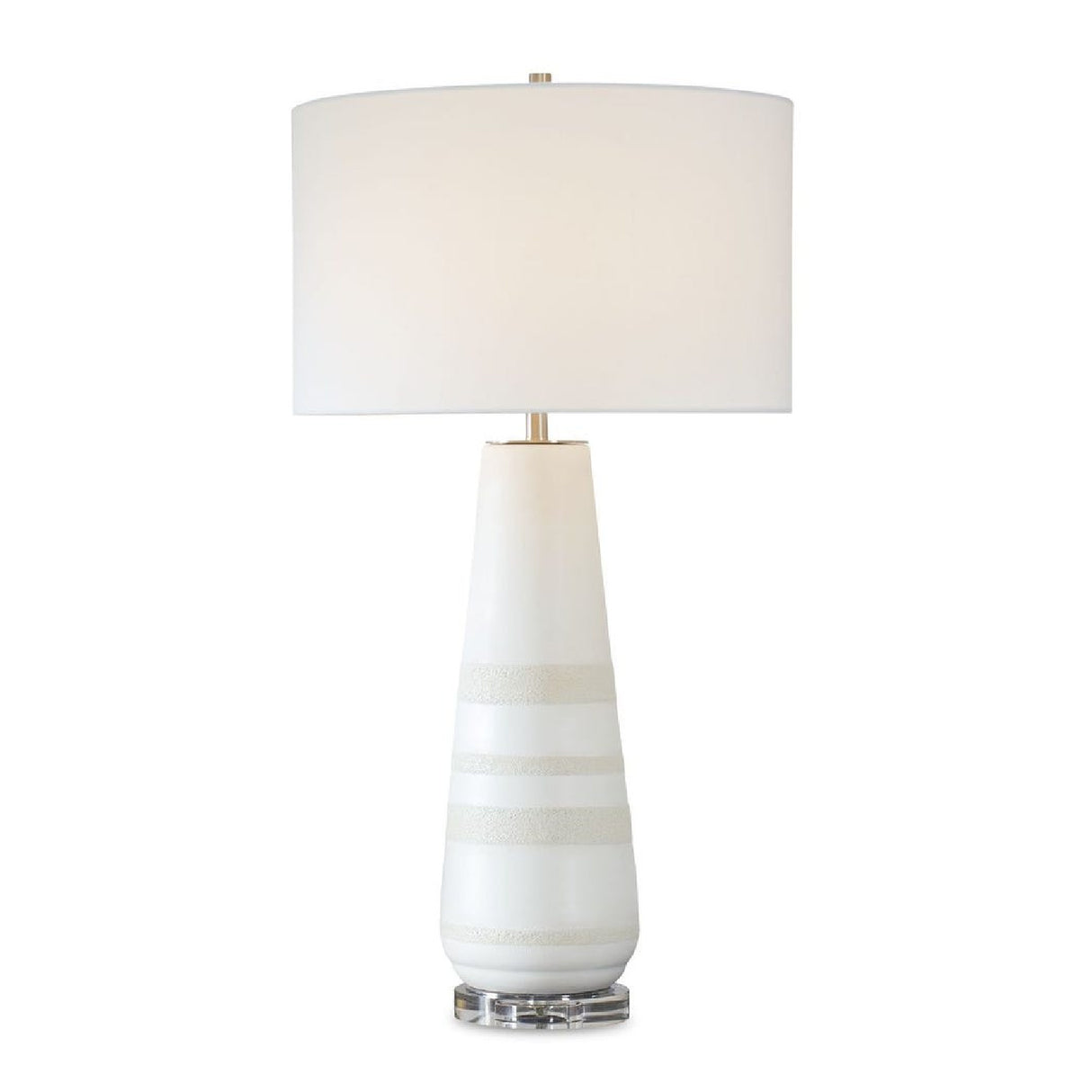 White & Gray Ceramic Table Lamp | Oroa.com