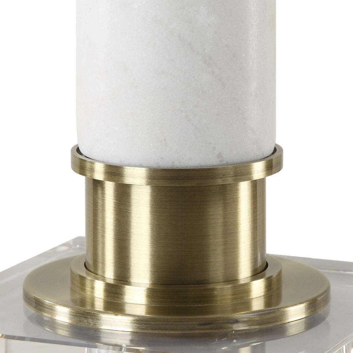 White Marble Column Table Lamp | Oroa.com