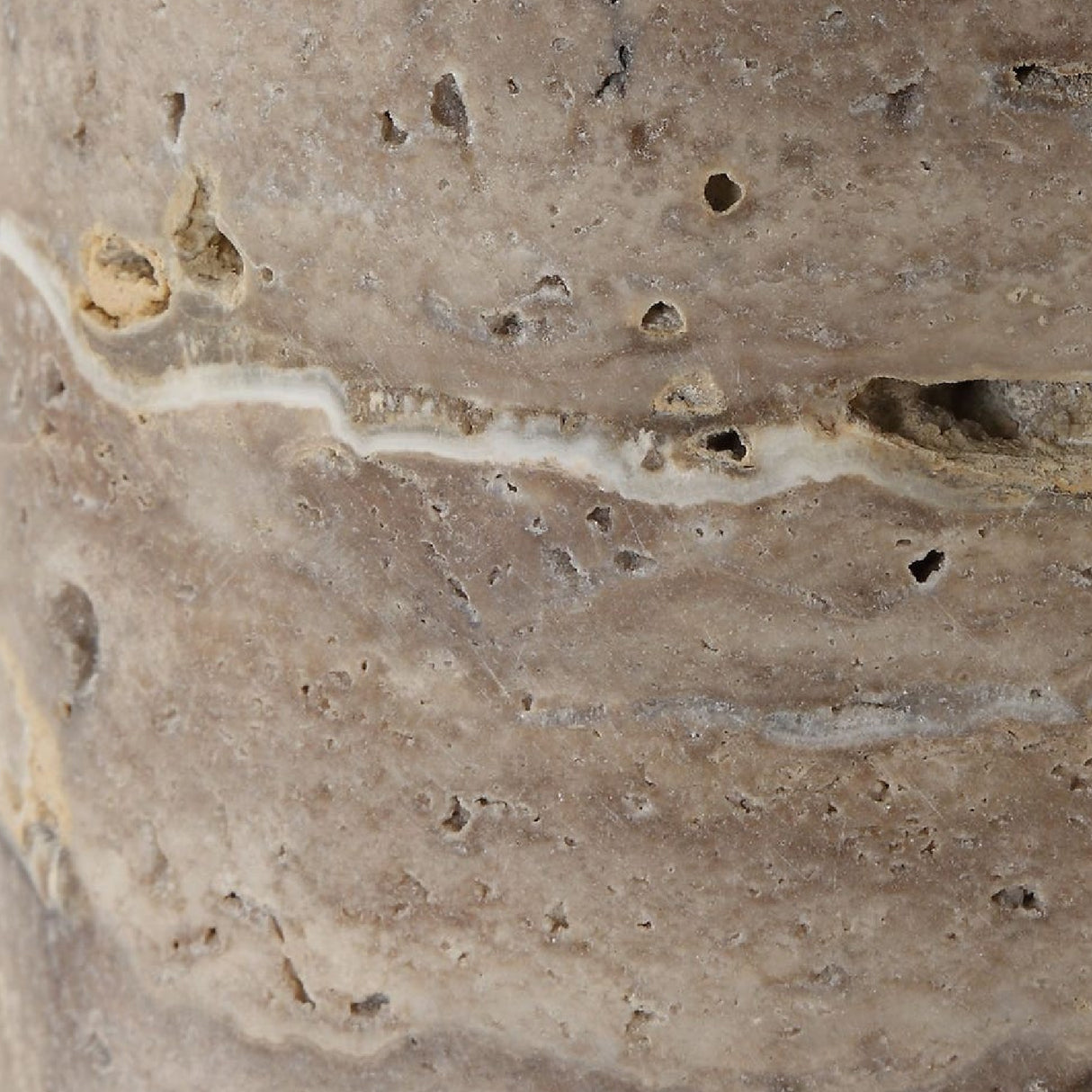Modern European furniture - Honed Travertine Table Lamp - www.oroa.com | Oroa.com