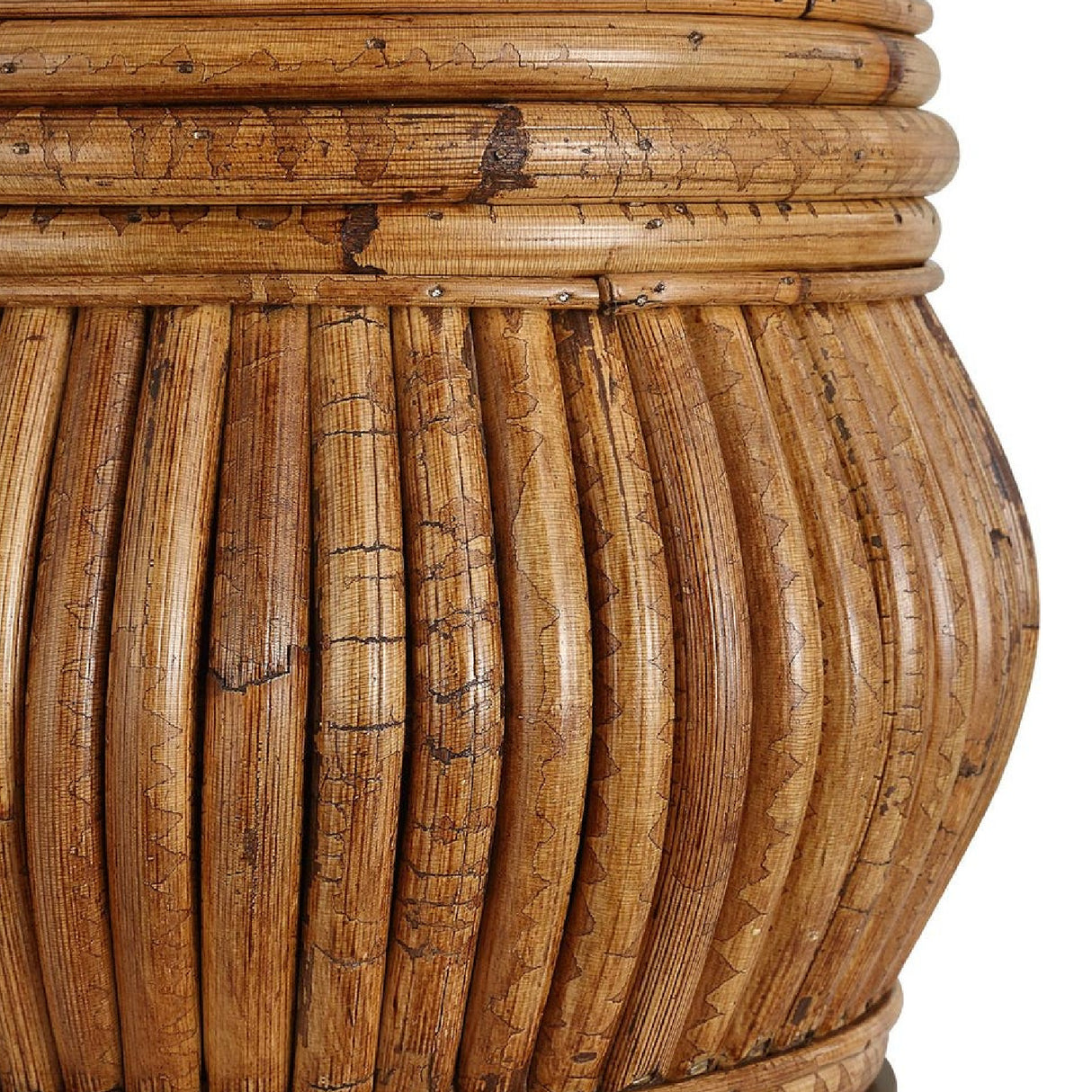 Aged Rattan Table Lamp | Oroa.com