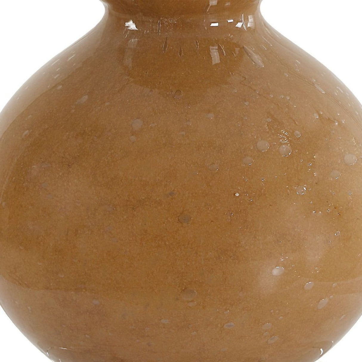 Brown Seeded Glass Buffet Lamp | Oroa.com