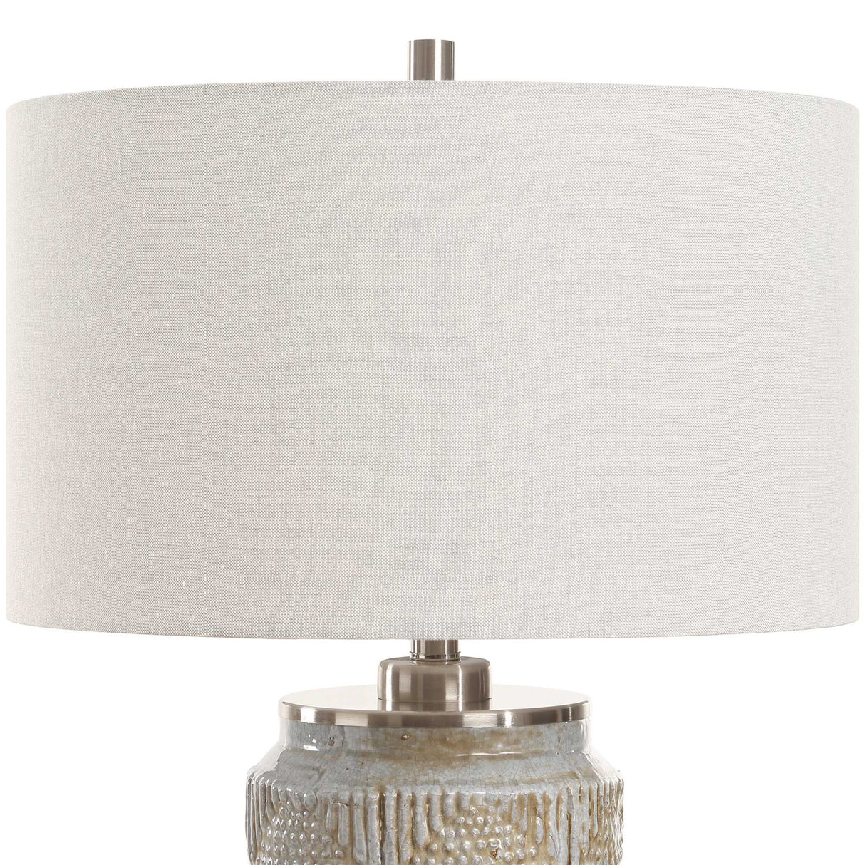 Etched Gray Ceramic Table Lamp | Oroa.com