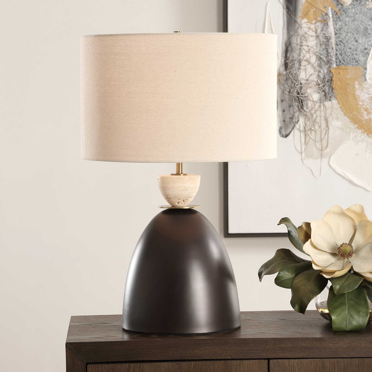 Modern European furniture - Bronze Dome Table Lamp - www.oroa.com | Oroa.com