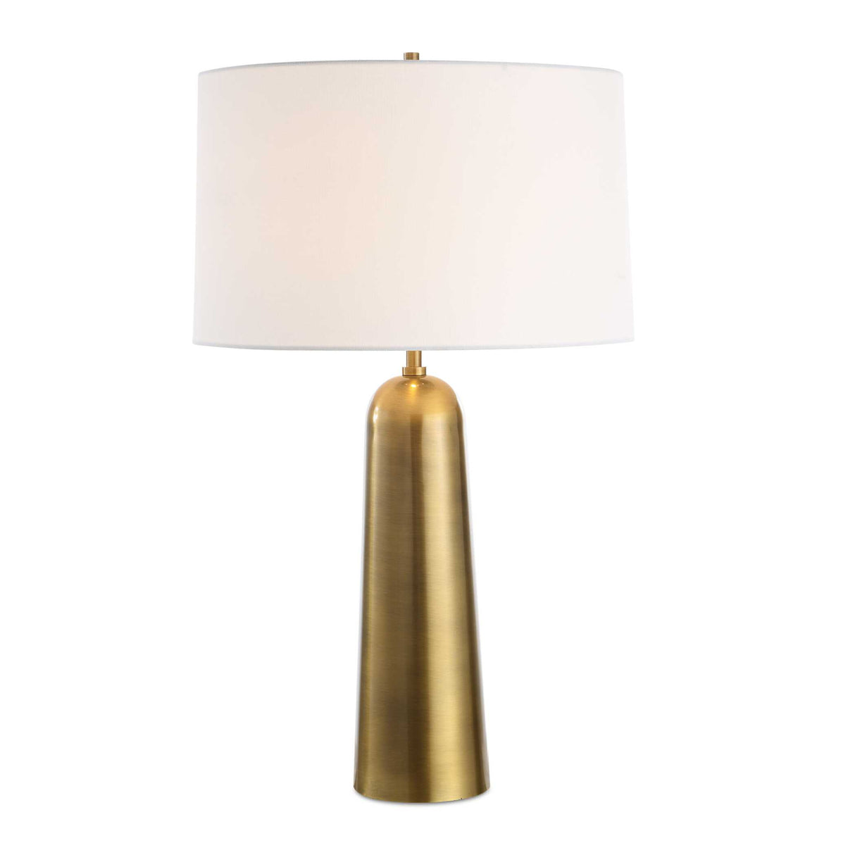 Antique Brass Cylindrical Table Lamp | Oroa.com