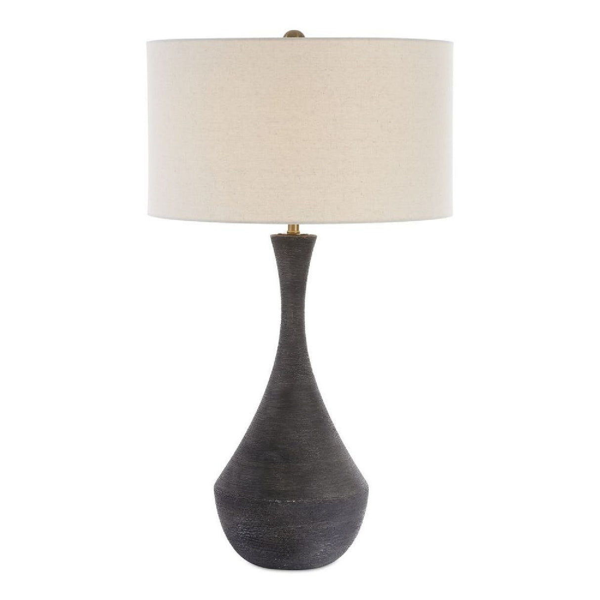 Black Textured Ceramic Table Lamp | Oroa.com