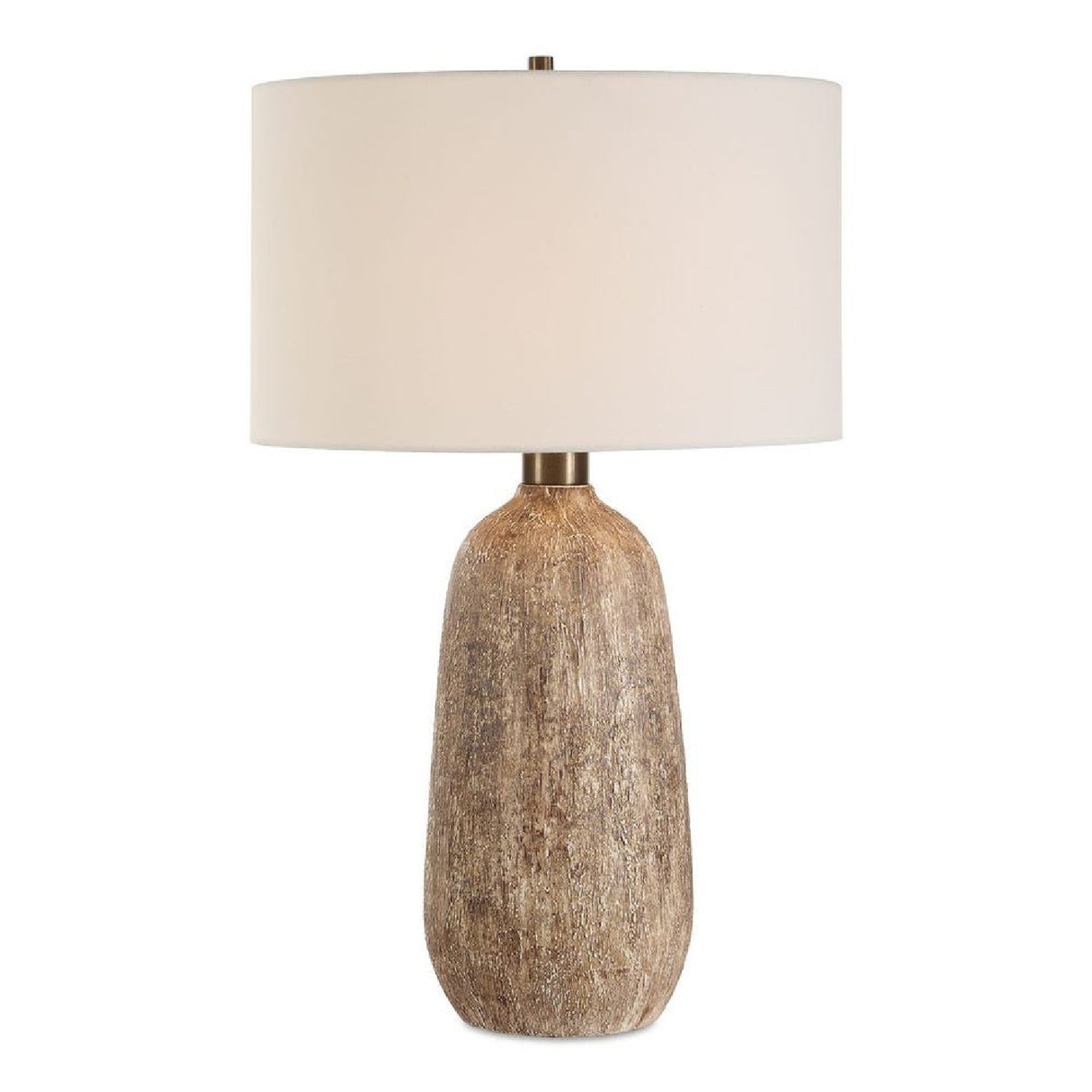 Brown Textured Ceramic Table Lamp | Oroa.com