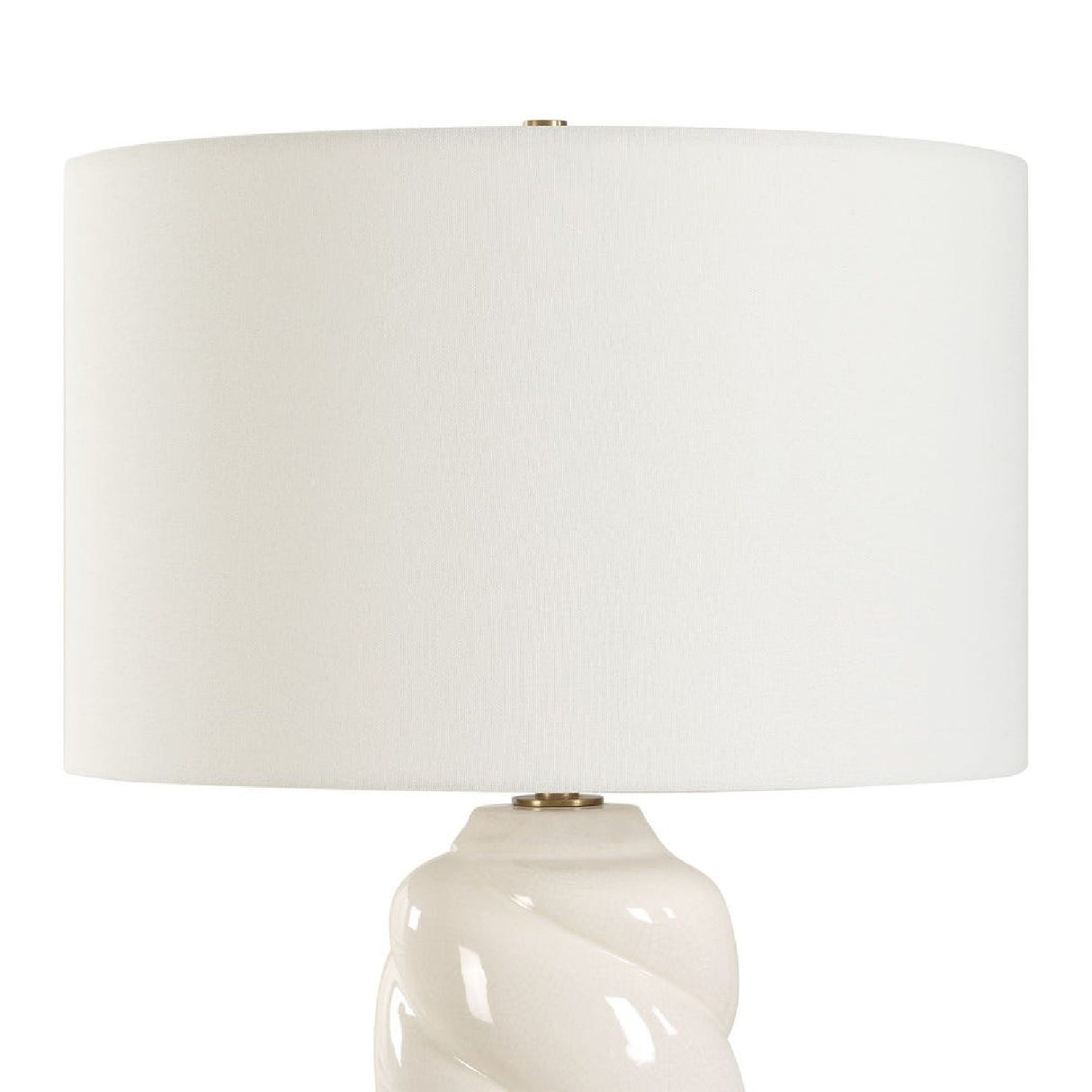 White Swirl Ceramic Table Lamp | Oroa.com