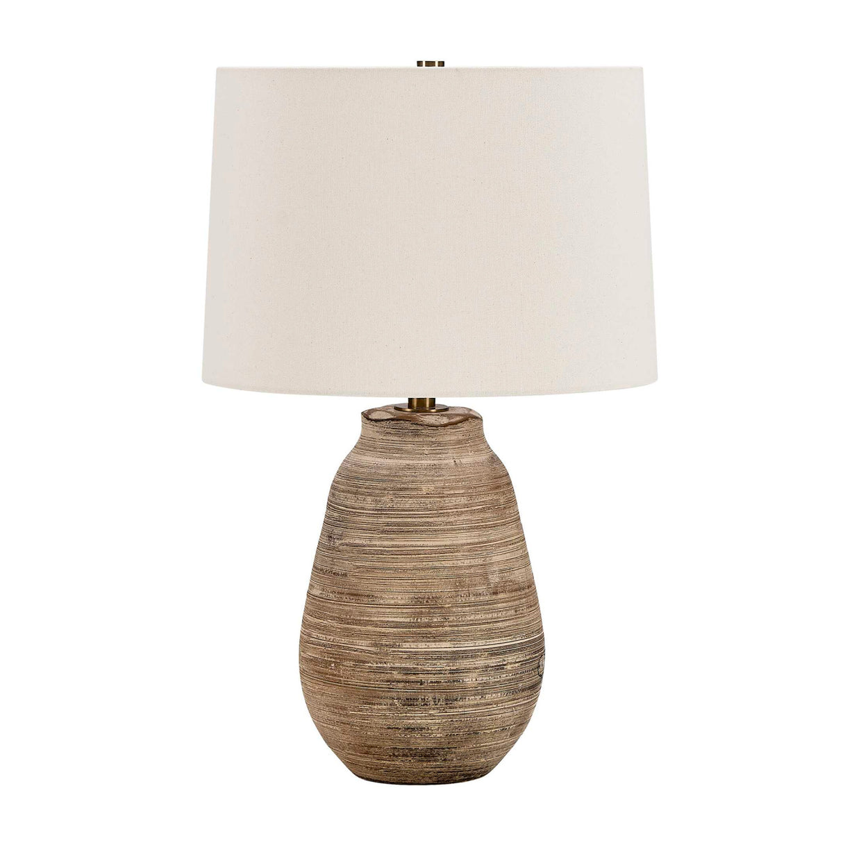 Distressed Gray Ceramic Table Lamp | Oroa.com