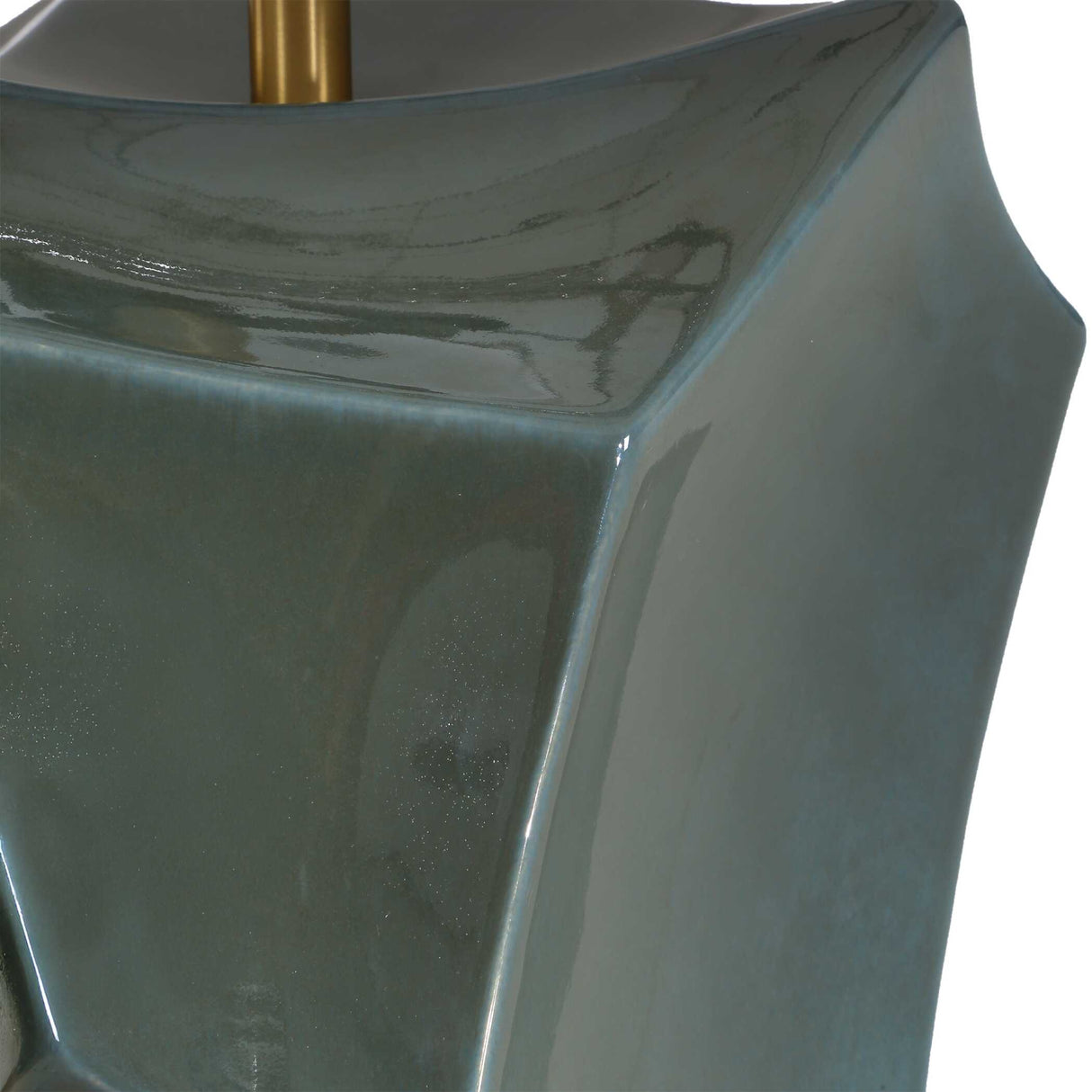 Faceted Bronze Ceramic Table Lamp | Oroa.com