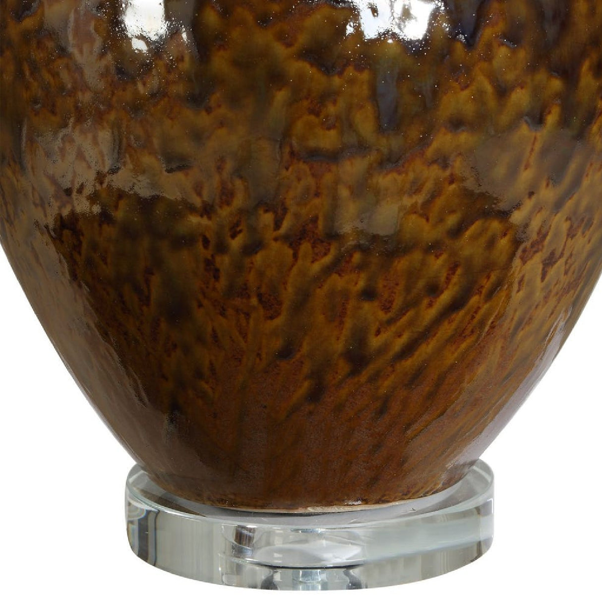 Modern European furniture - Brown Glaze Ceramic Table Lamp - www.oroa.com | Oroa.com