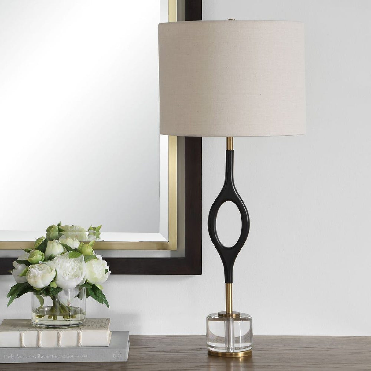 Black Iron Cordless Buffet Lamp | Oroa.com