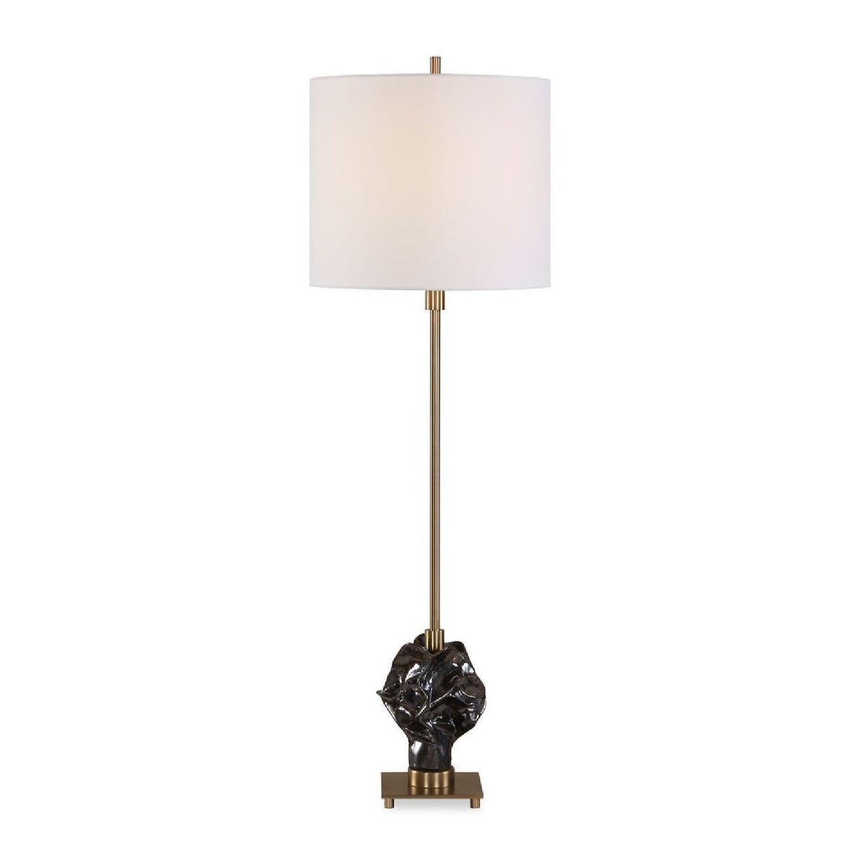 Black Organic-Shaped Buffet Lamp | Oroa.com