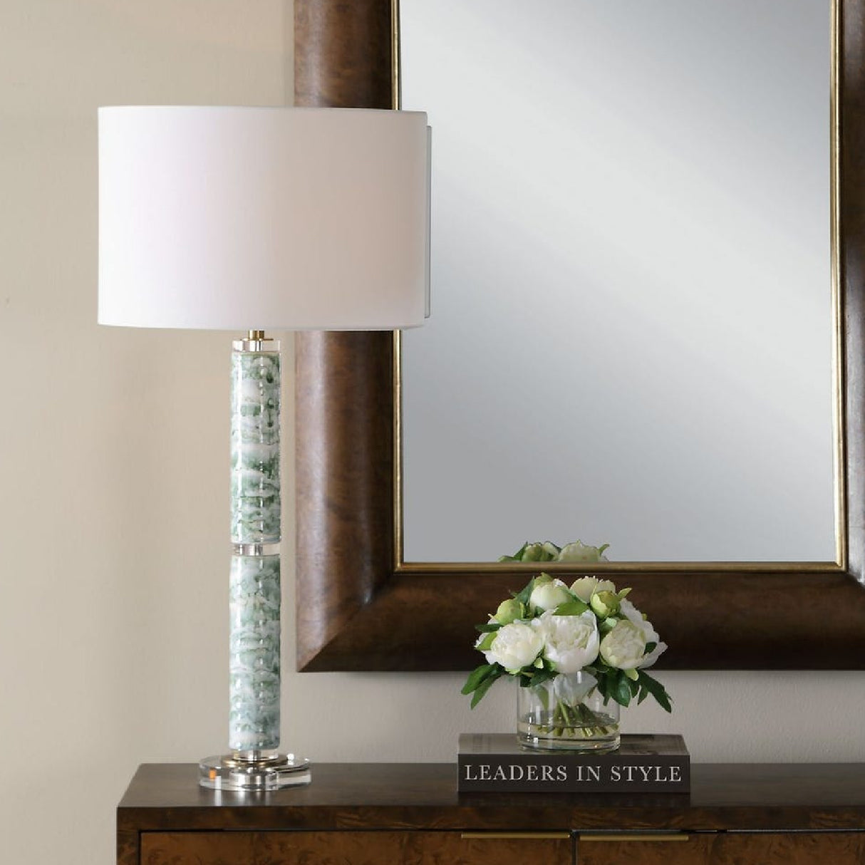 Modern European furniture - Ceramic Column Table Lamp - www.oroa.com | Oroa.com