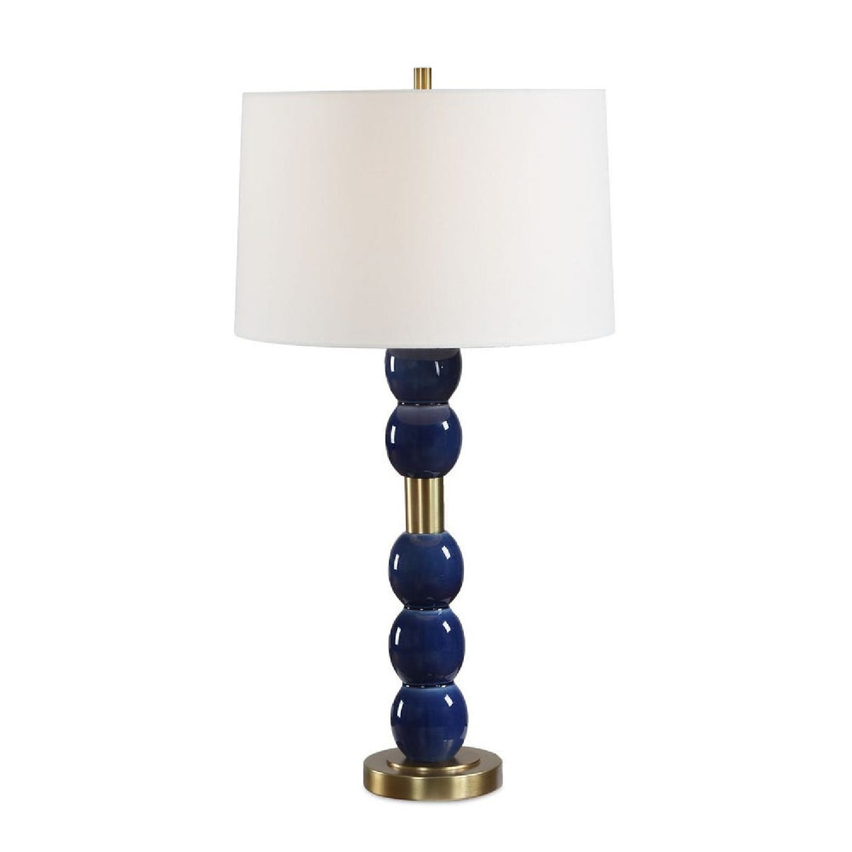 Modern European furniture - Stacked Blue Orbs Table Lamp - www.oroa.com | Oroa.com