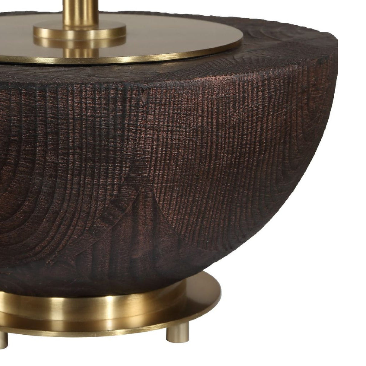 Modern European furniture - Mahogany Finished Base Table Lamp - www.oroa.com | Oroa.com