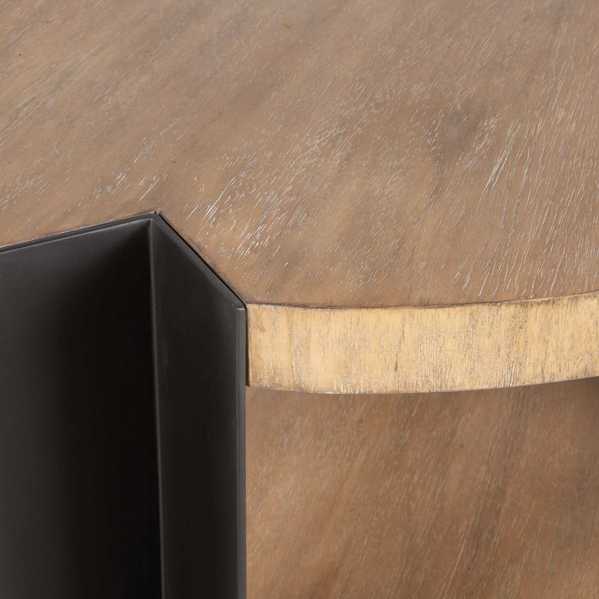 Round Natural Wood Coffee Table | Oroa.com