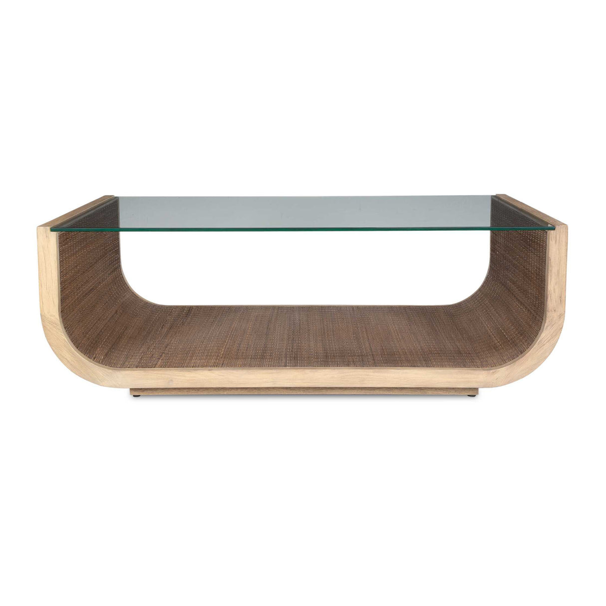 Curved Mahogany Coffee Table | Oroa.com