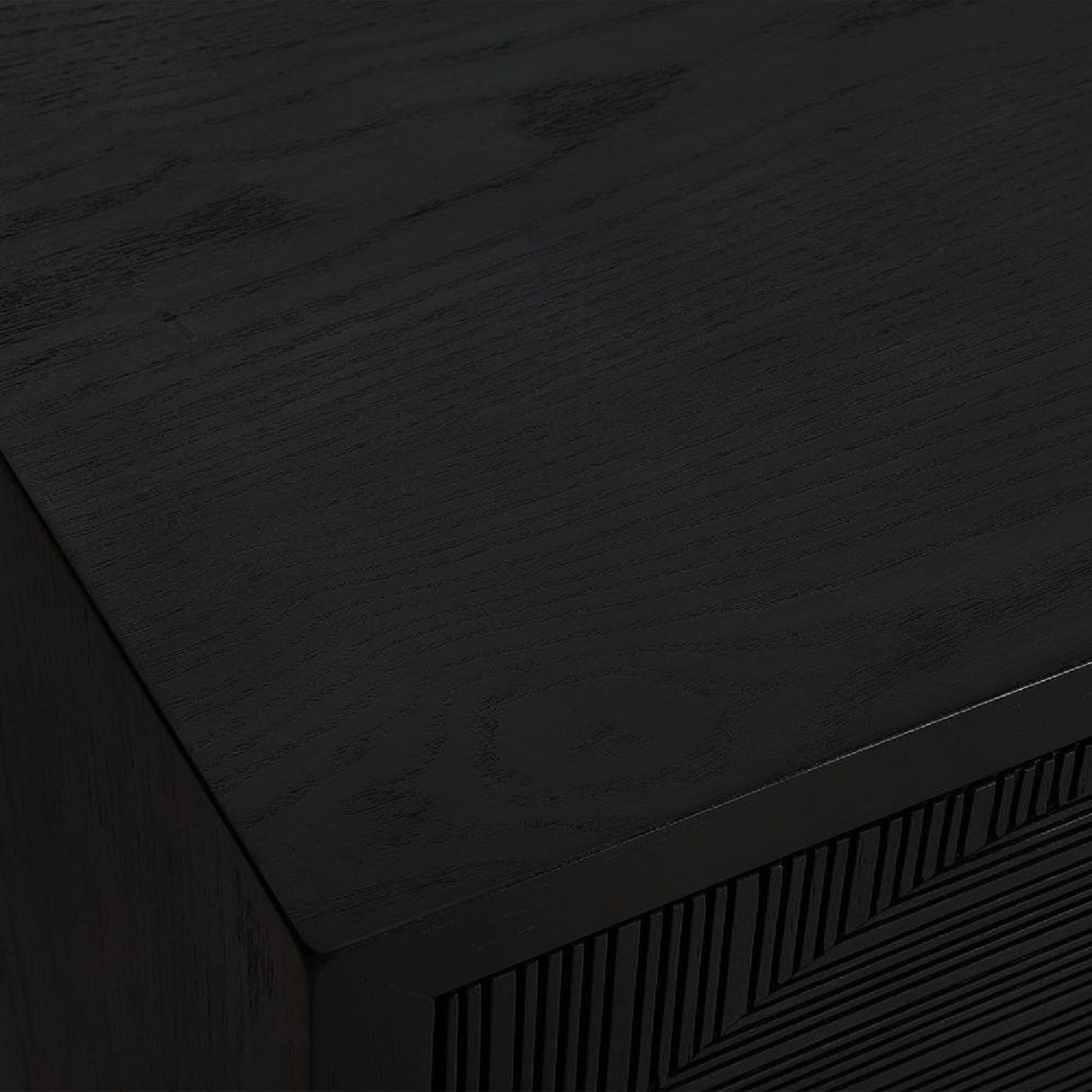 Modern European furniture - Black Circle Patterned 2-Door Cabinet - www.oroa.com | Oroa.com