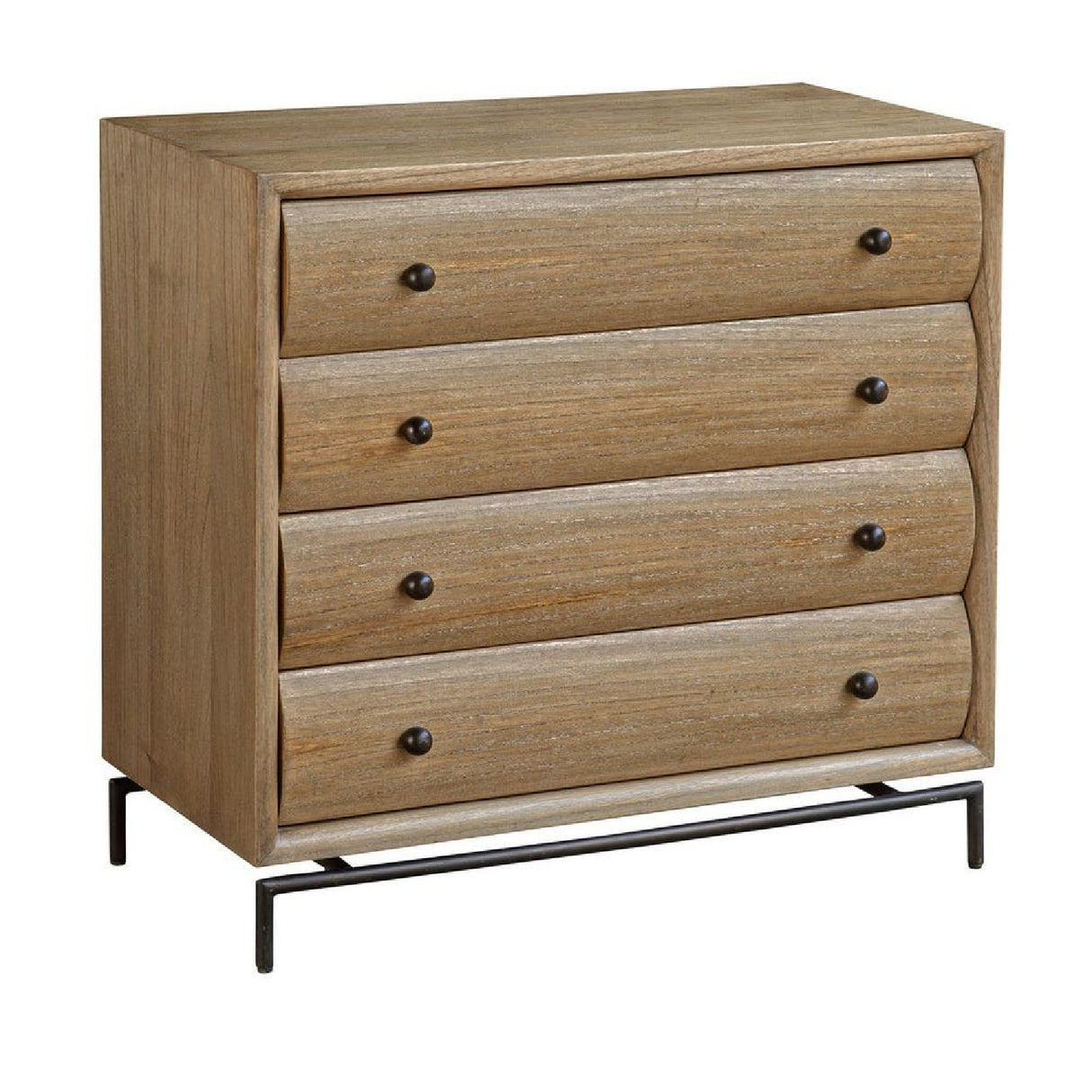 Modern European furniture - Mindi Wood 4-Drawer Chest - www.oroa.com | Oroa.com