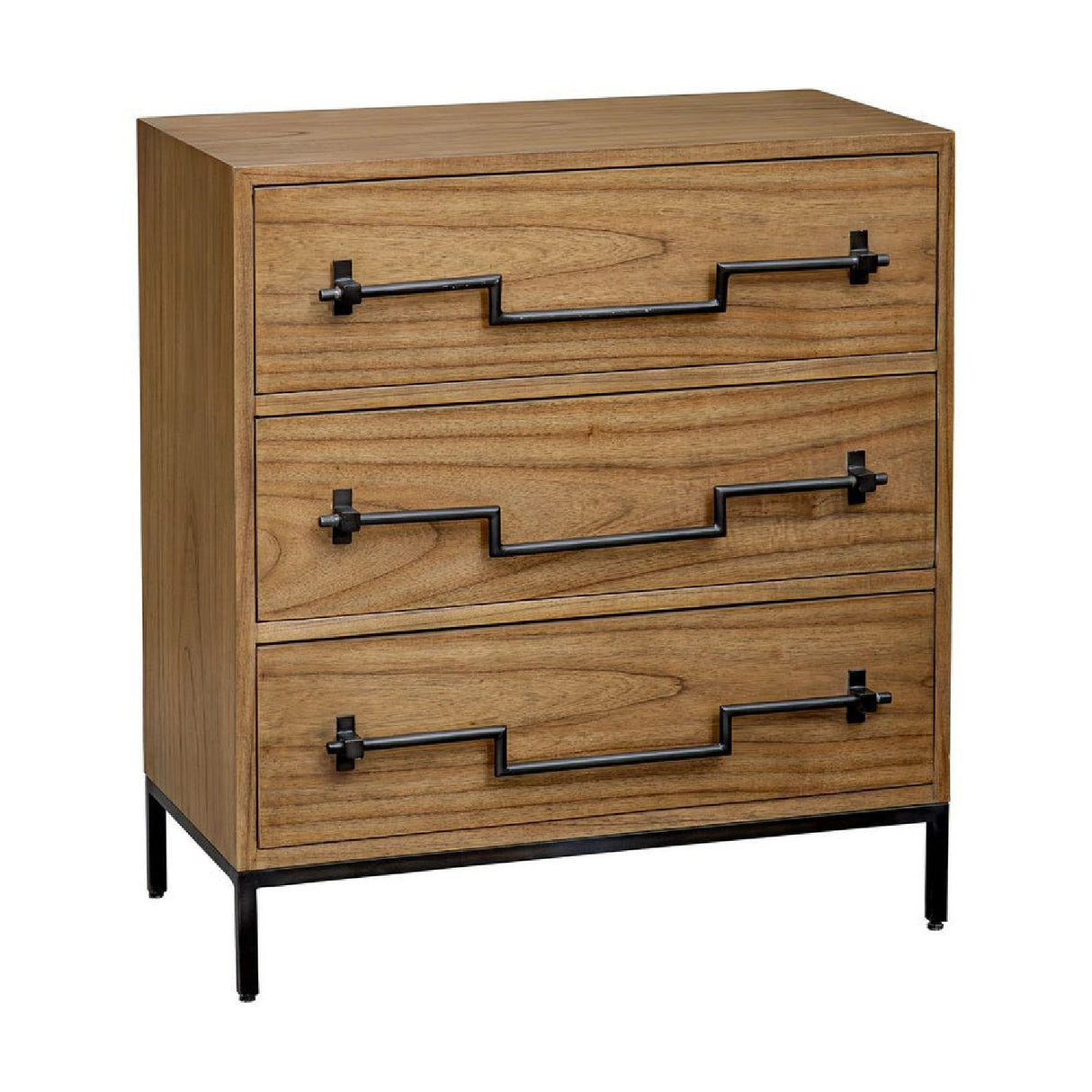 Mango Wood 3-Drawer Accent Chest | Oroa.com