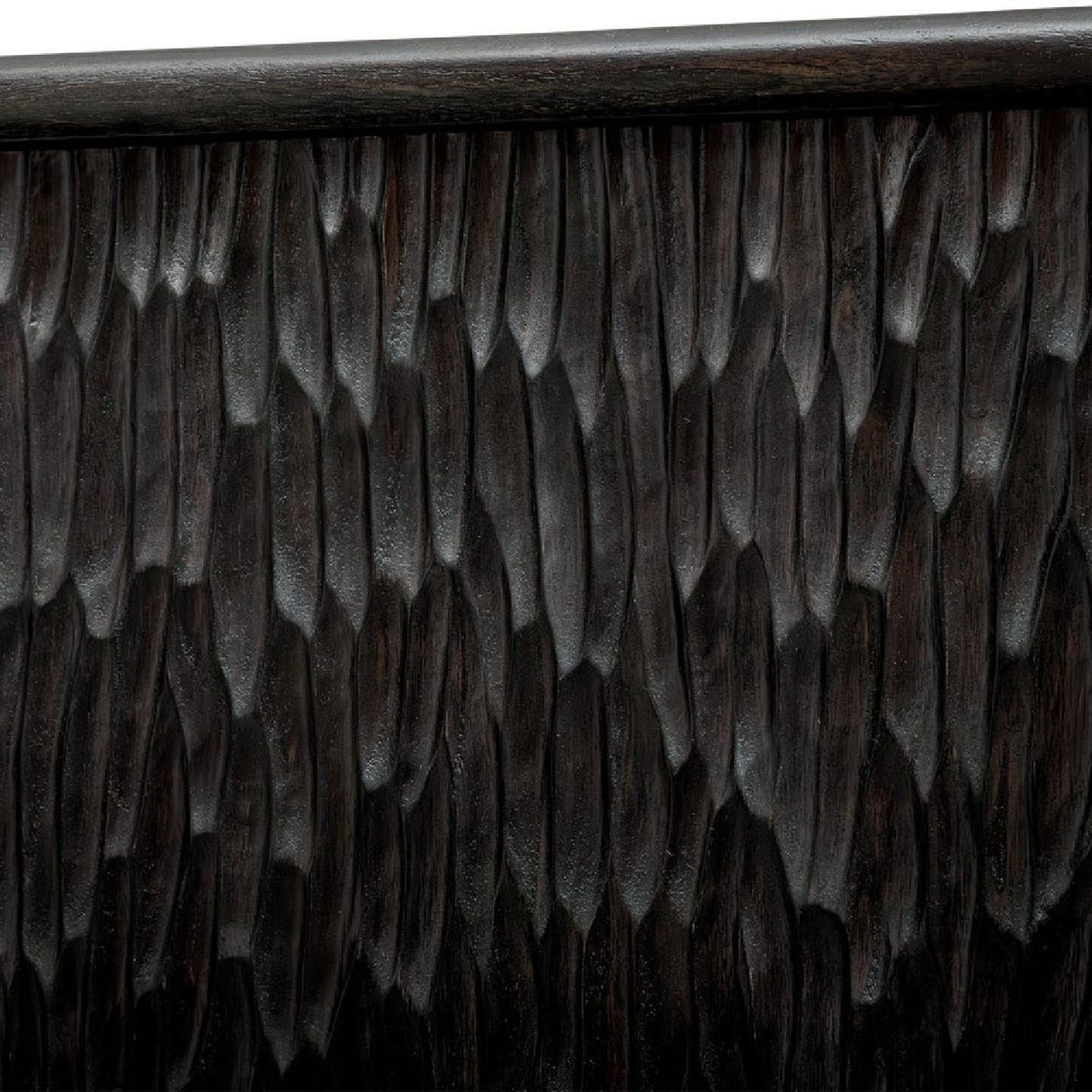 Modern European furniture - Black Chiseled 4-Door Cabinet - www.oroa.com | Oroa.com