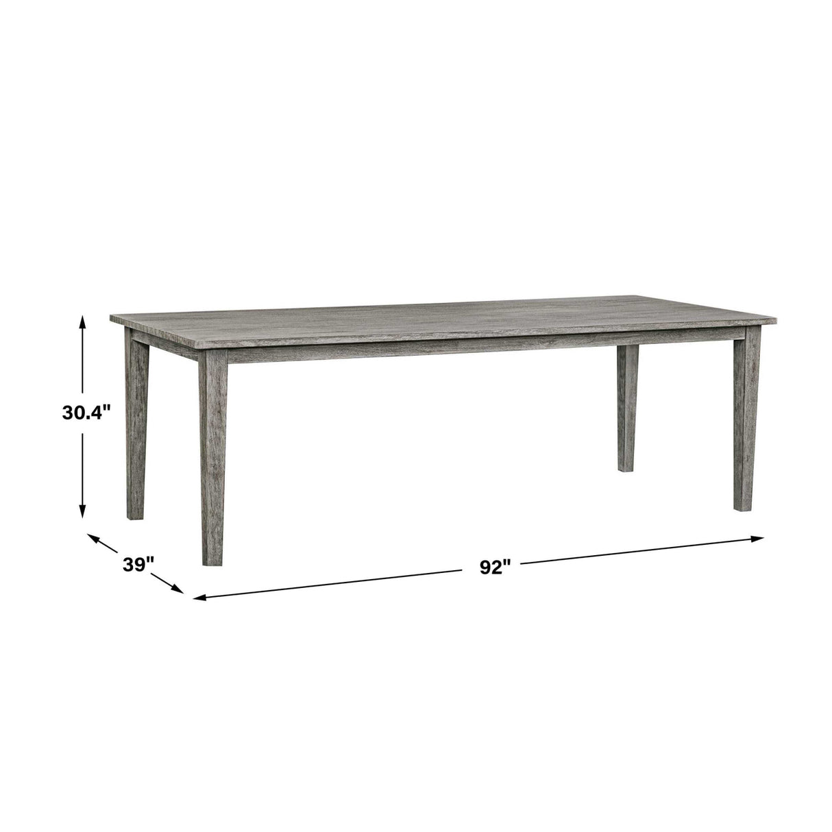 Solid Mahogany Indoor/Outdoor Dining Table | Oroa.com