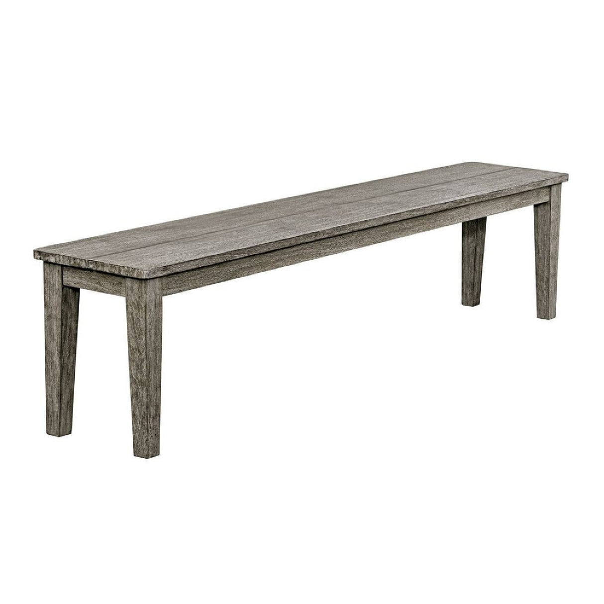 Modern European furniture - Rustic Gray Mahogany Bench - www.oroa.com | Oroa.com
