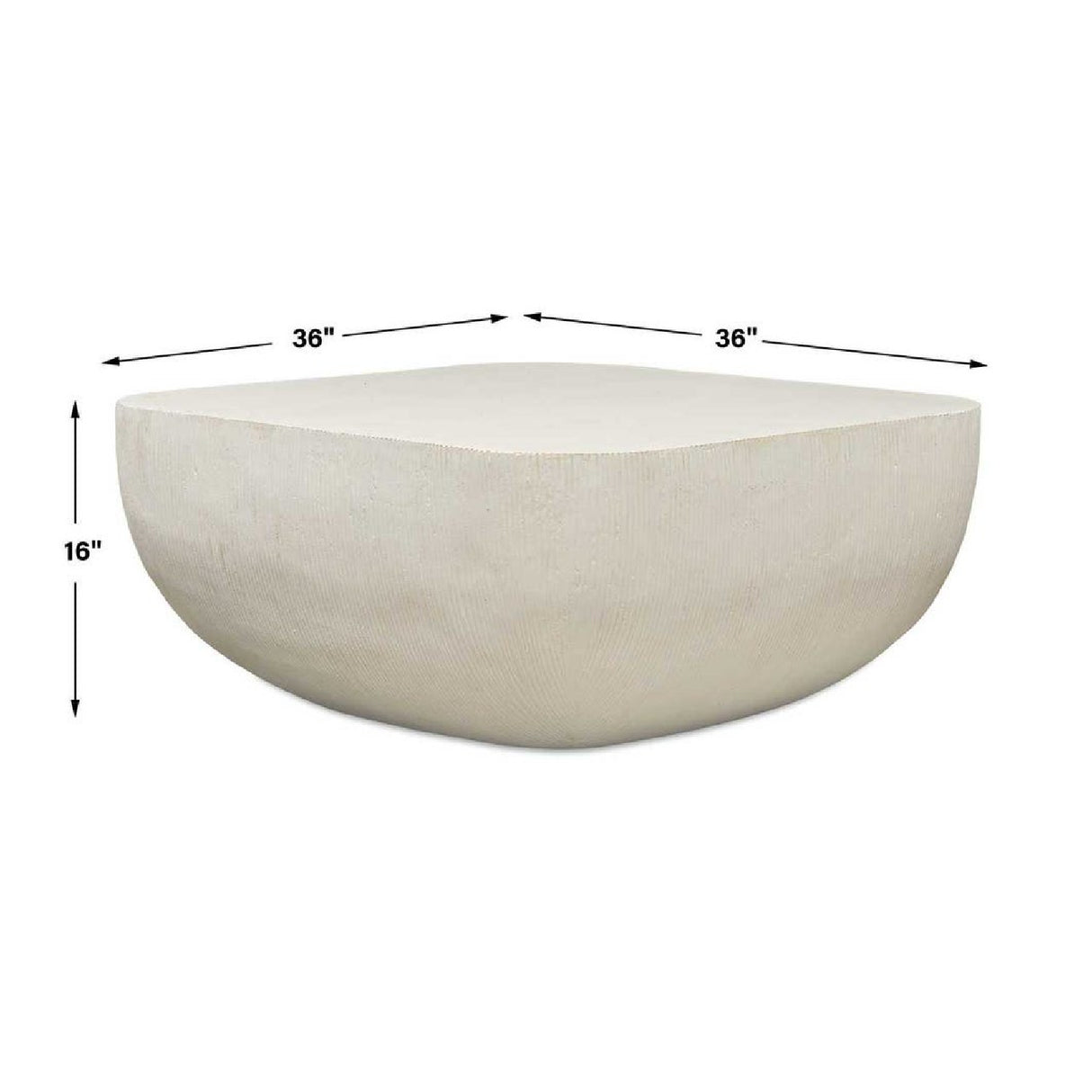 Limestone Finish Indoor/Outdoor Coffee Table | Oroa.com