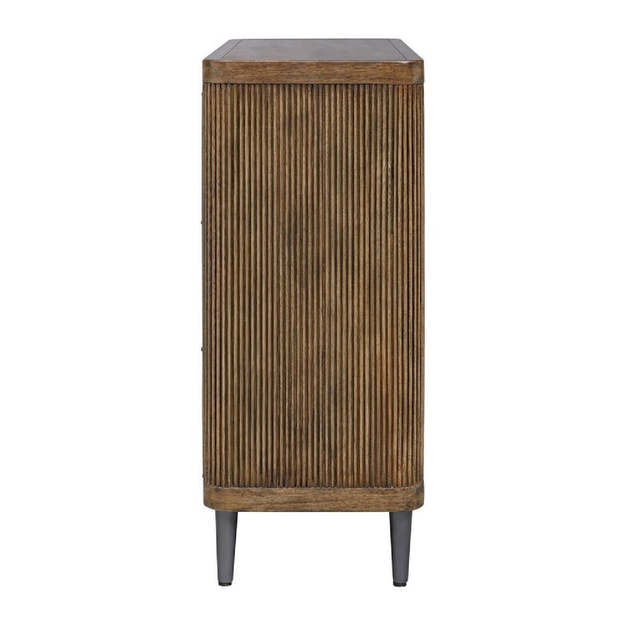 Modern European furniture - Wooden Tambour 2-Door Cabinet - www.oroa.com | Oroa.com