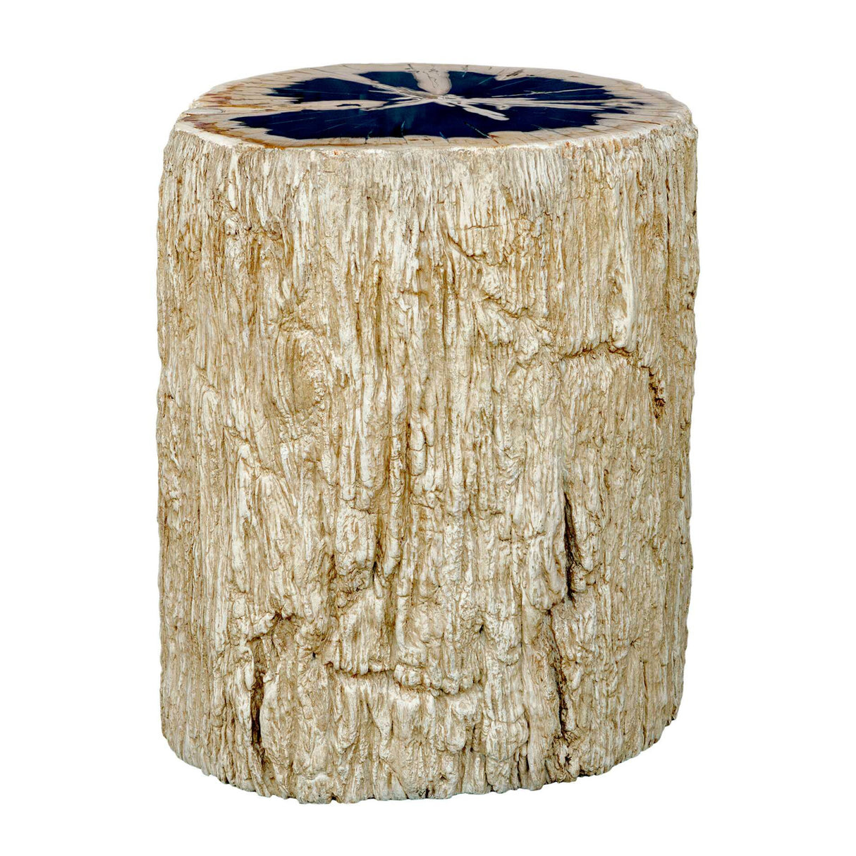 Modern European furniture - Petrified Wood Indoor/Outdoor Accent Table - www.oroa.com | Oroa.com