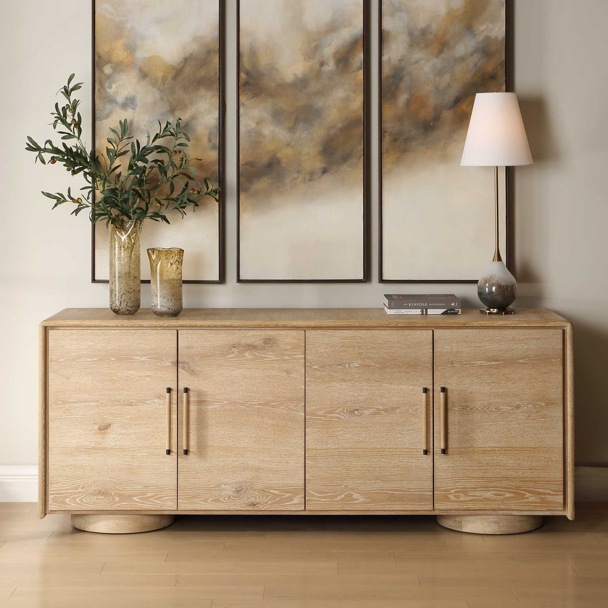Modern European furniture - 4-Door Oak Cabinet - www.oroa.com | Oroa.com