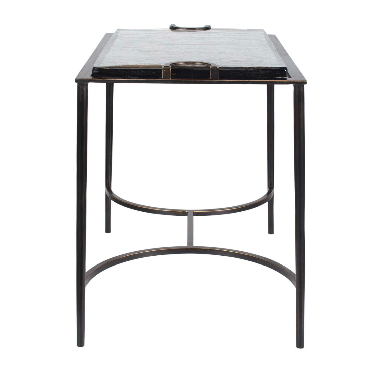 Cast Glass Accent Table | Oroa.com