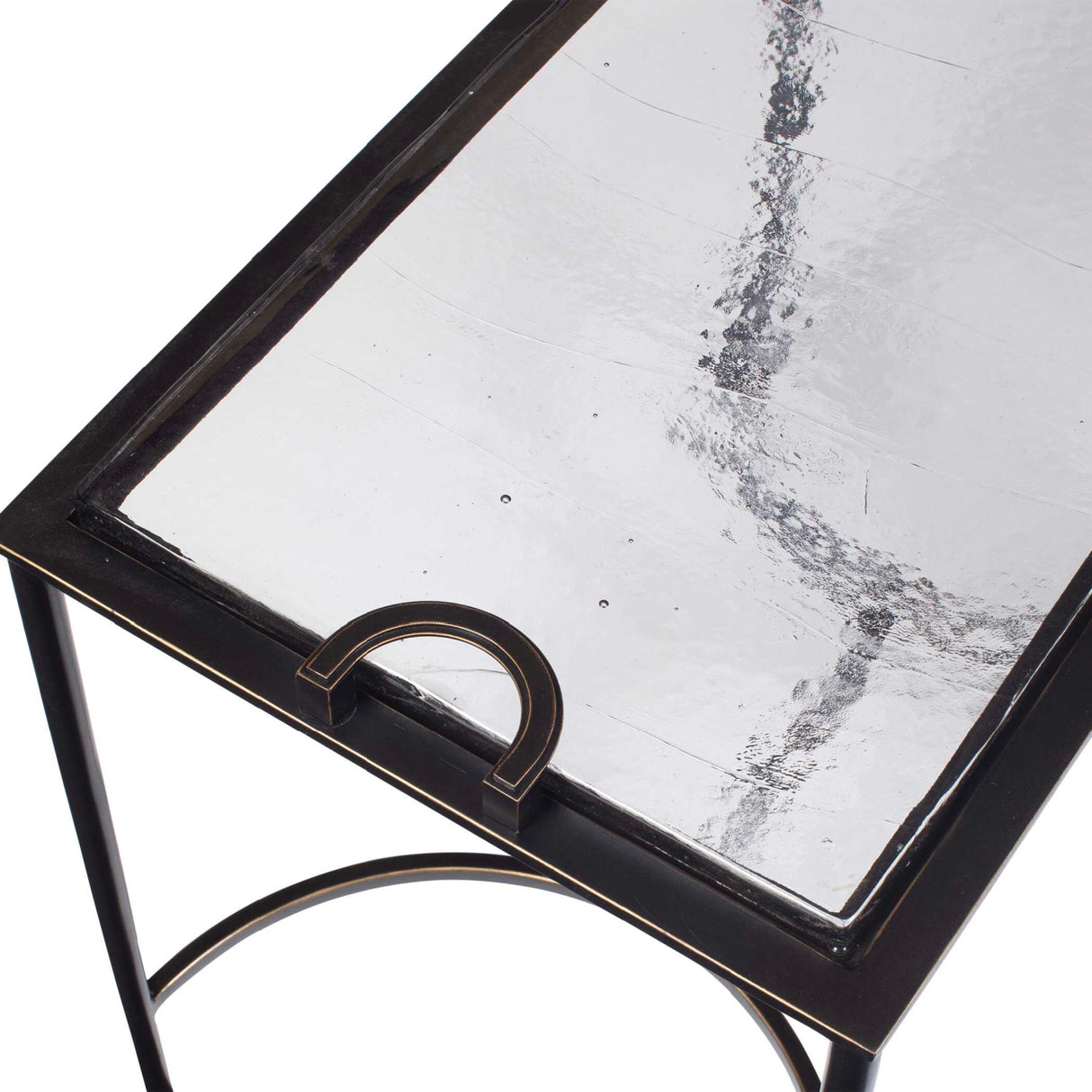 Cast Glass Accent Table | Oroa.com