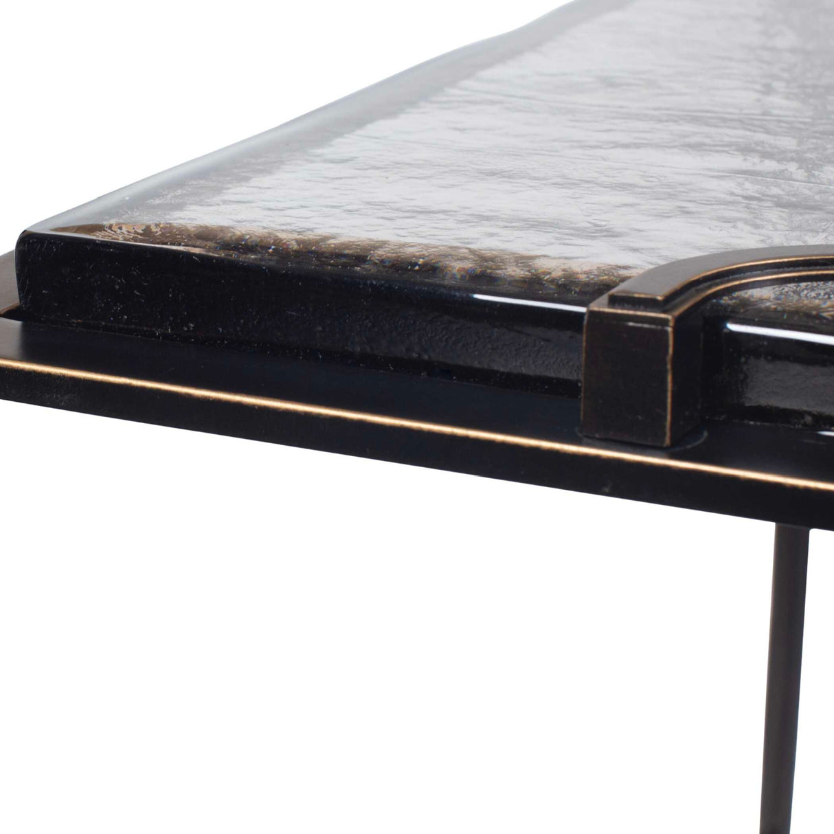 Cast Glass Accent Table | Oroa.com