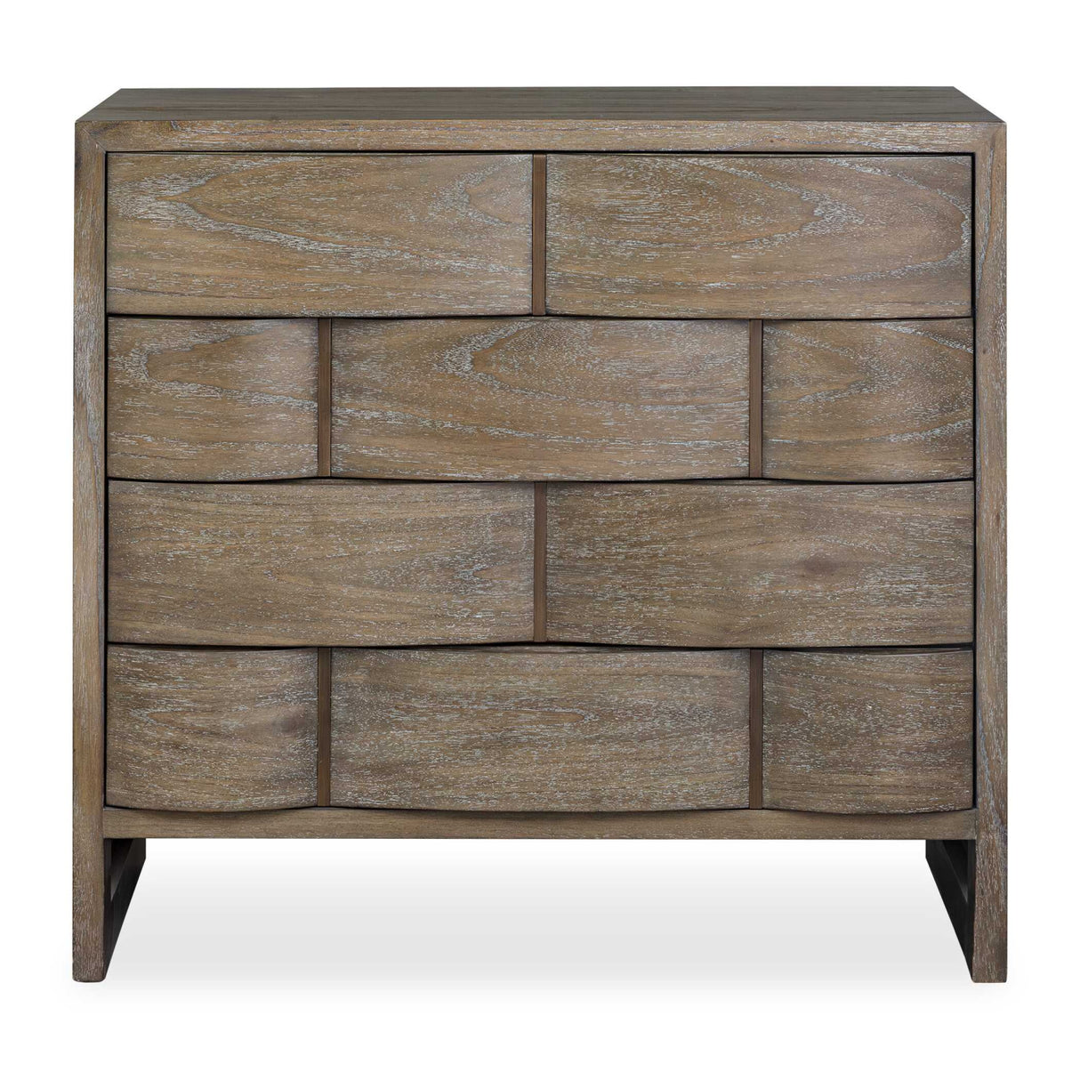 Modern European furniture - Brown Wooden 4-Drawer Chest - www.oroa.com | Oroa.com