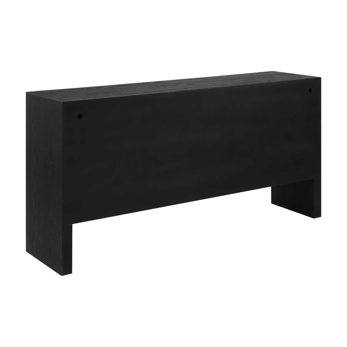 Modern European furniture - Black Grasscloth 4-Door Cabinet - www.oroa.com | Oroa.com