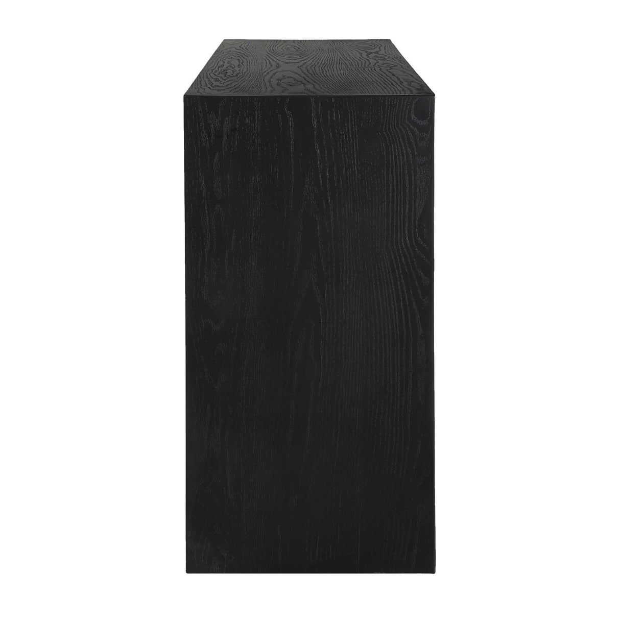 Modern European furniture - Black Grasscloth 4-Door Cabinet - www.oroa.com | Oroa.com