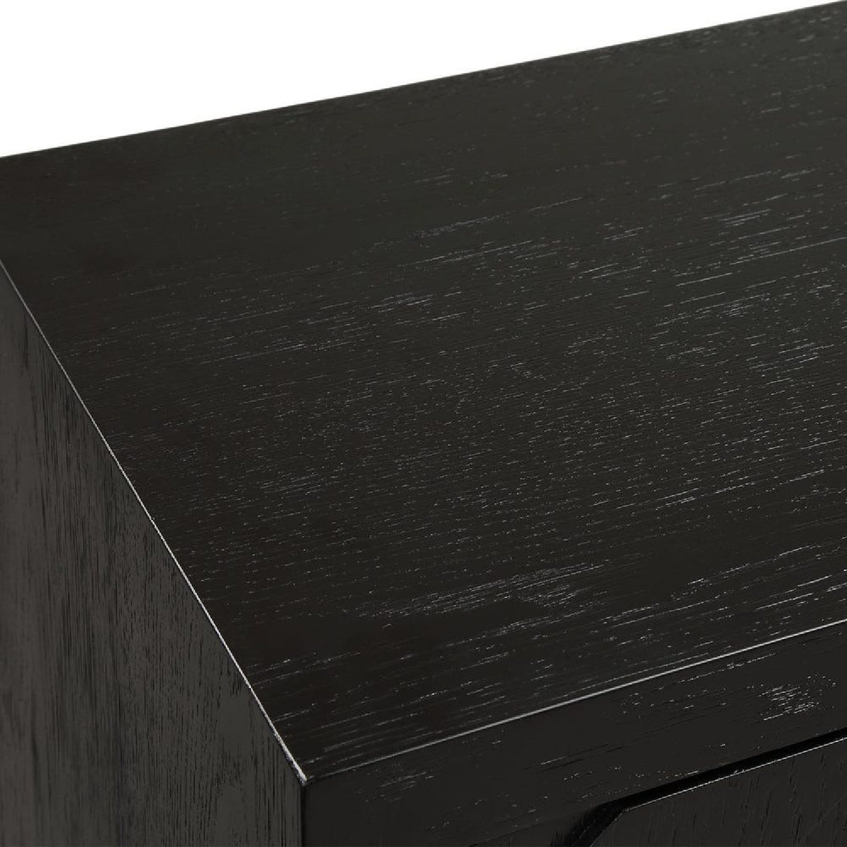 Modern European furniture - Black Fir Wood 2-Door Cabinet - www.oroa.com | Oroa.com