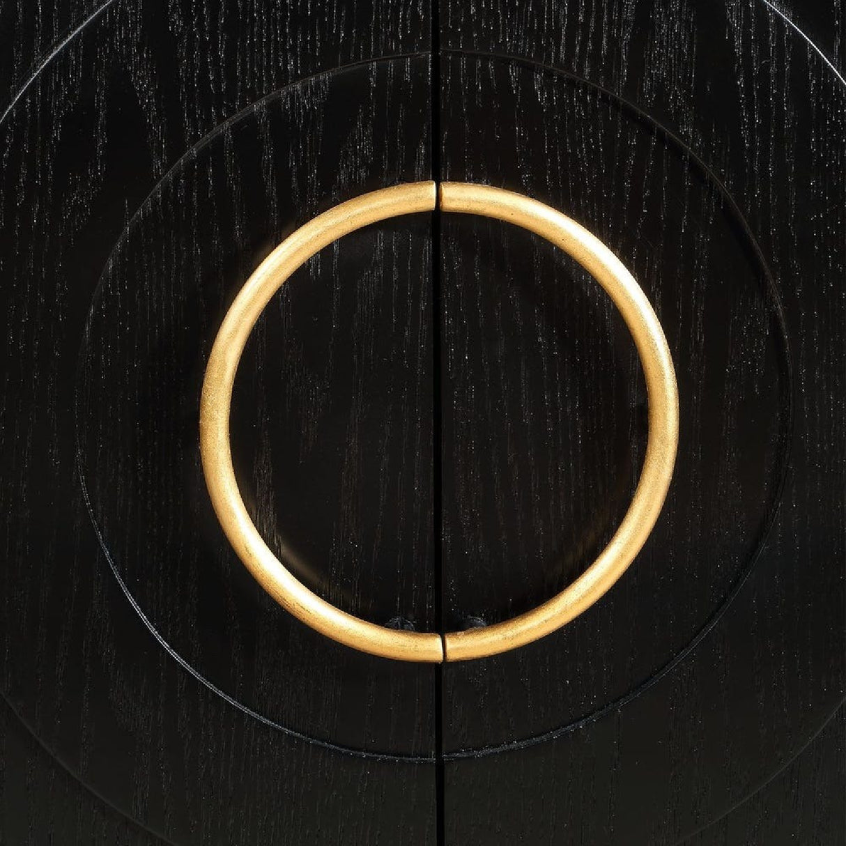 Modern European furniture - Black Fir Wood 2-Door Cabinet - www.oroa.com | Oroa.com