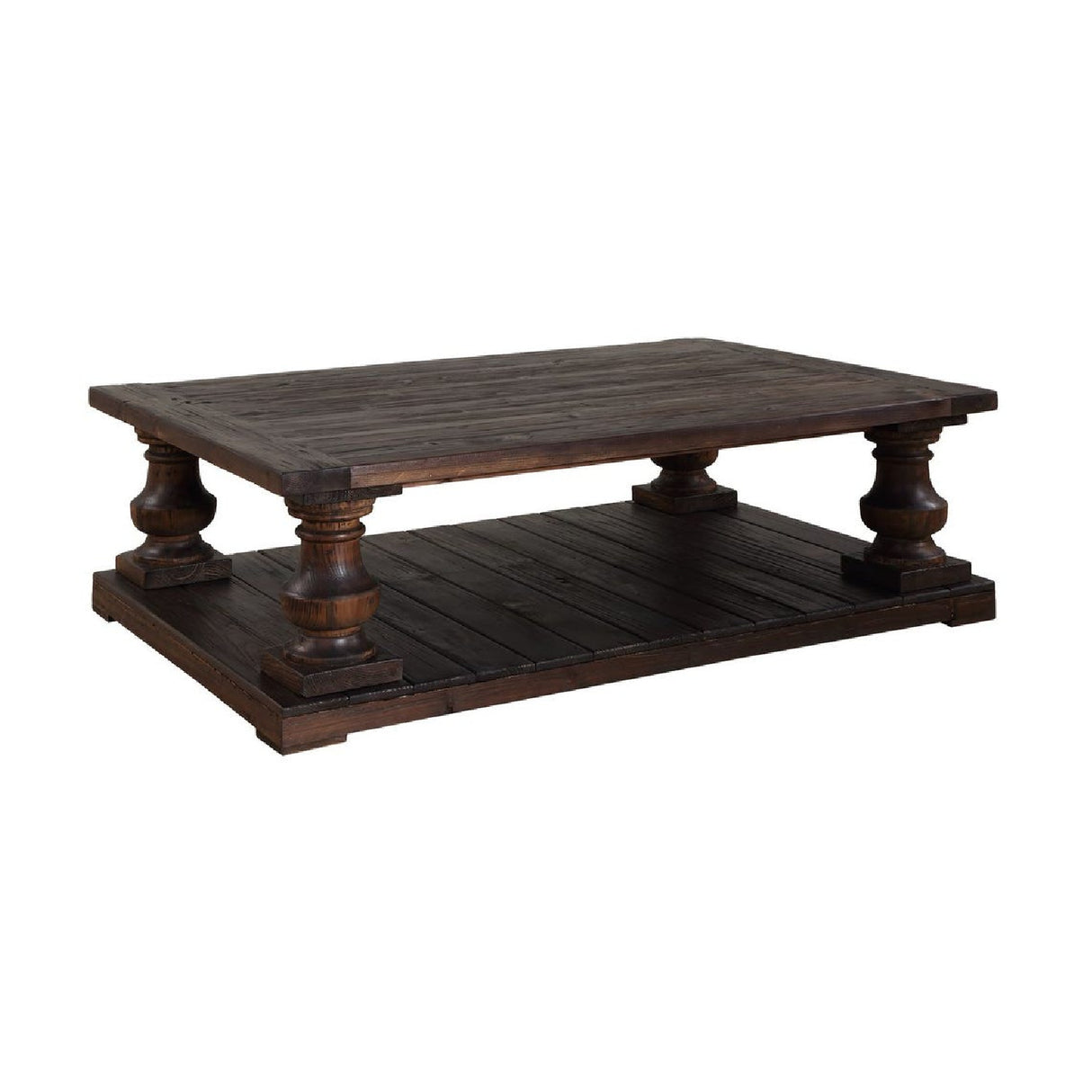 Dark Fir Wood Coffee Table | Oroa.com