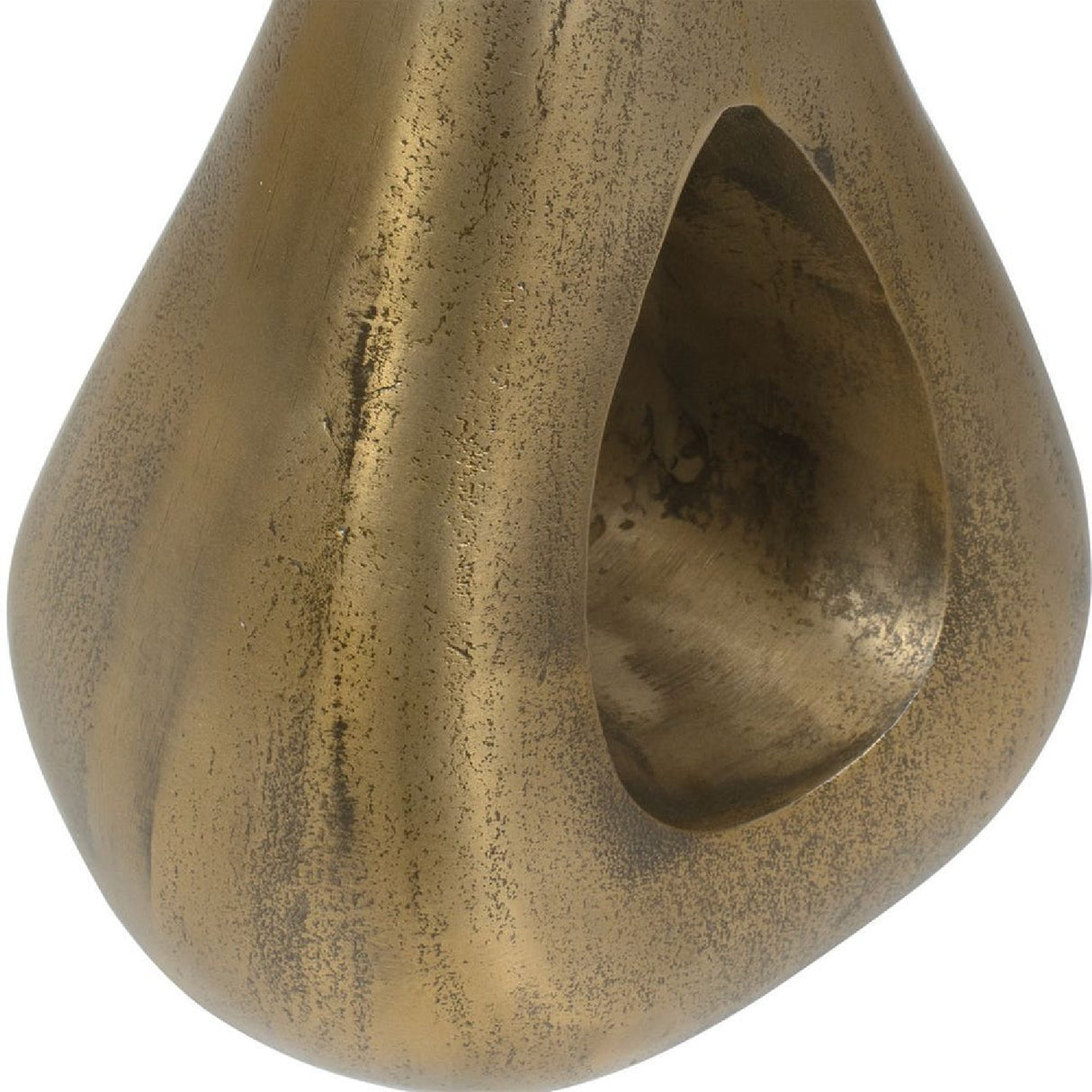 Modern European furniture - Antique Brass Indoor/Outdoor Accent Table - www.oroa.com | Oroa.com