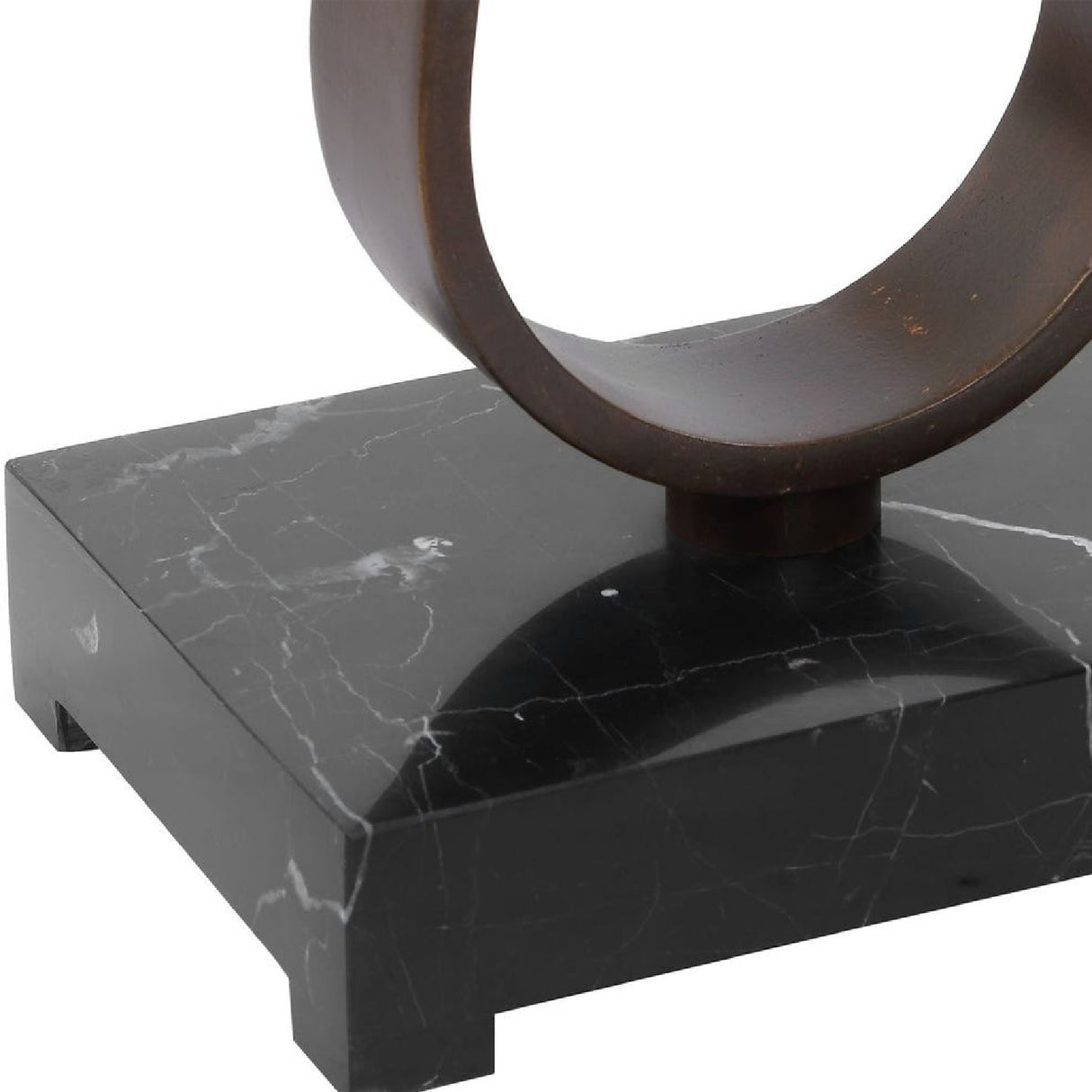 Modern European furniture - Black Marble Side Table - www.oroa.com | Oroa.com