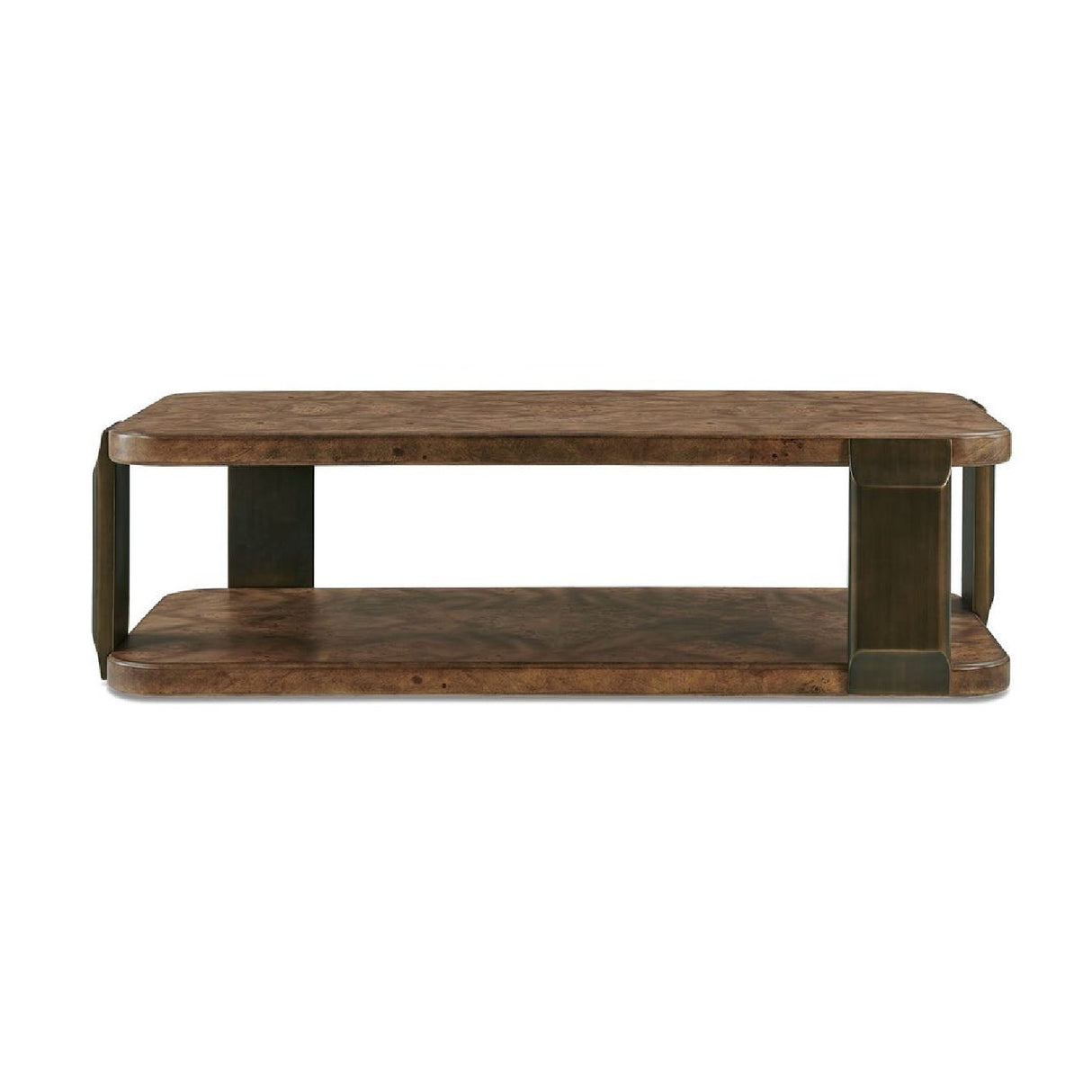 Modern European furniture - Mappa Burl Rectangular Coffee Table - www.oroa.com | Oroa.com