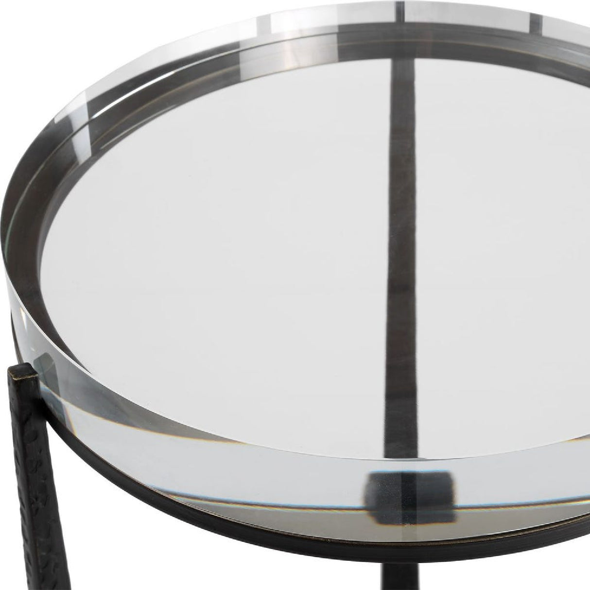 Crystal Top Accent Table | Oroa.com