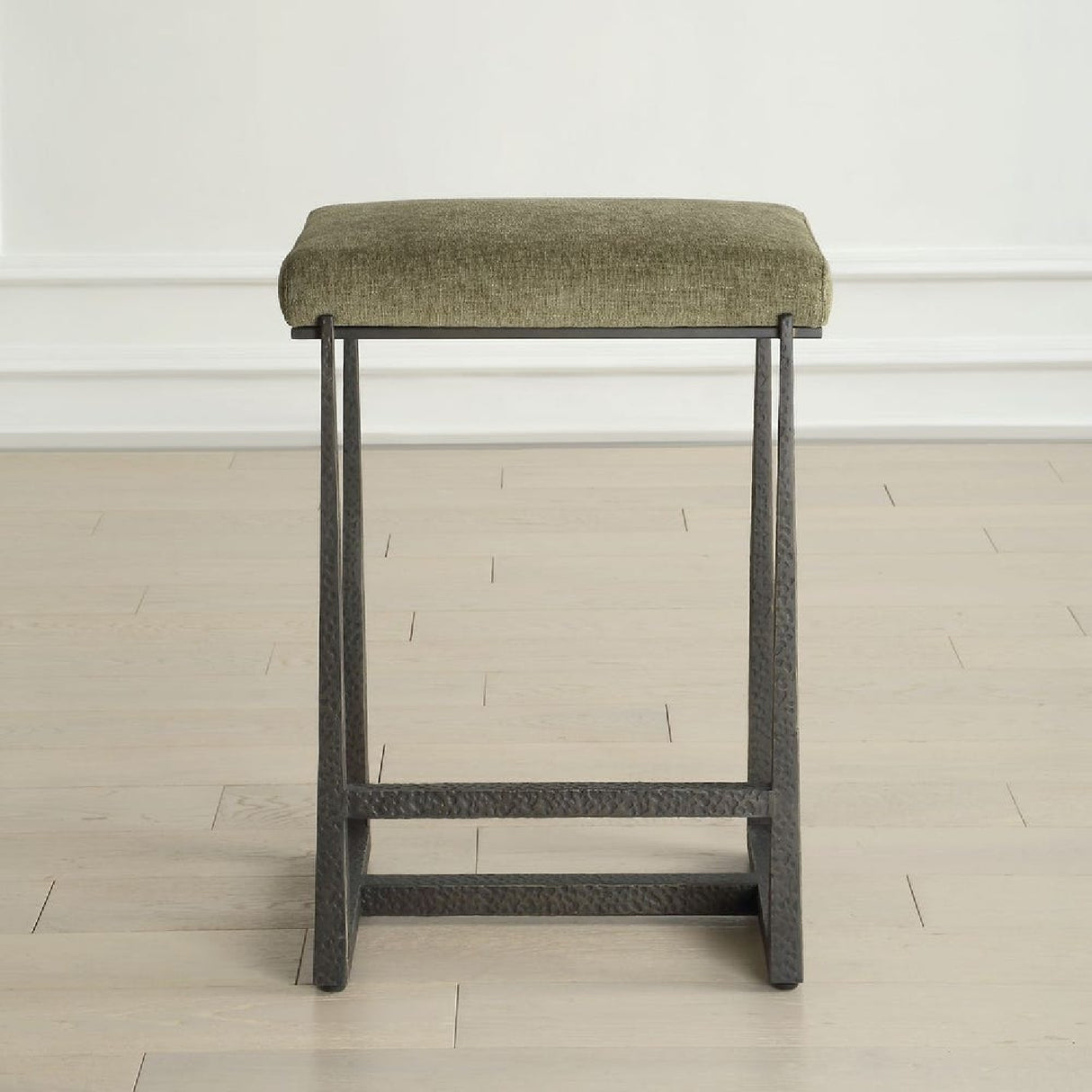 Green Fabric Counter Stool | Oroa.com