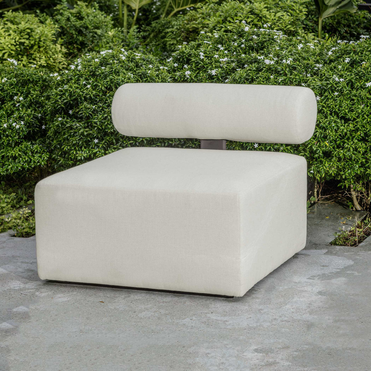 Modern European furniture - White Fabric Outdoor Sofa - www.oroa.com | Oroa.com